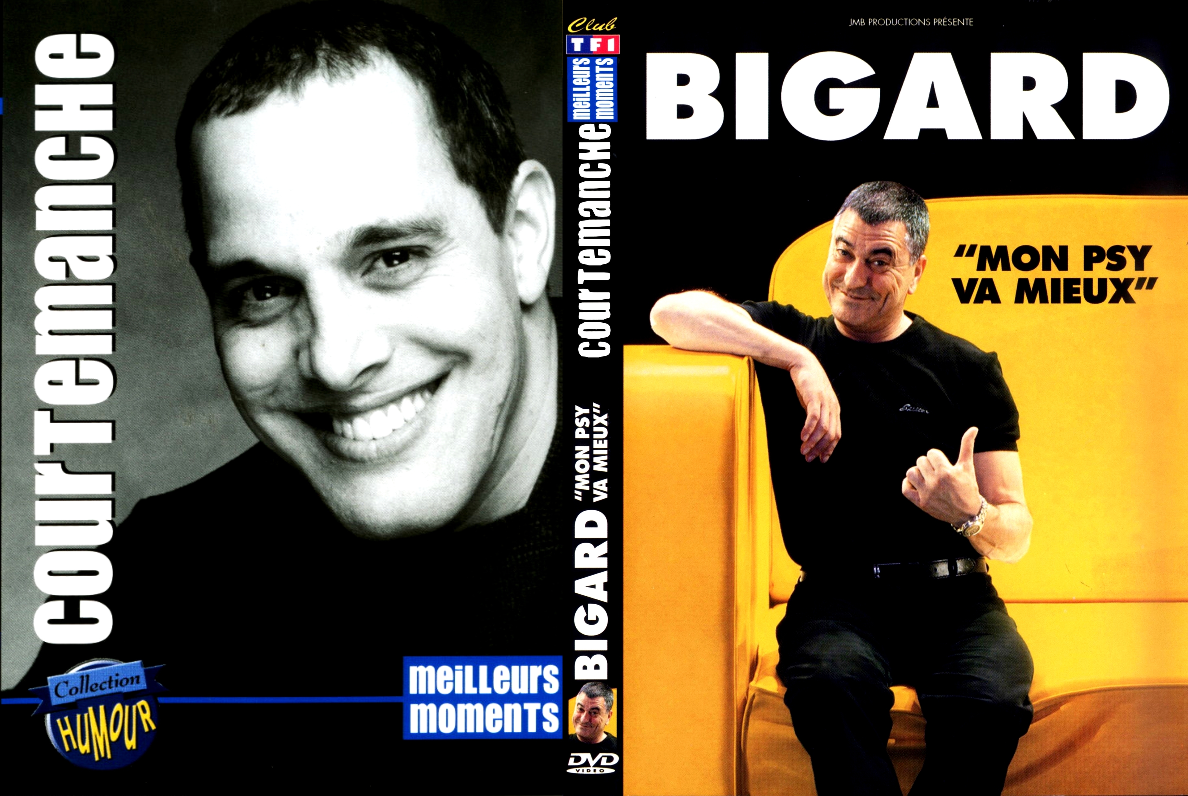 Jaquette DVD Bigard mon psy va mieux & Courtemanche