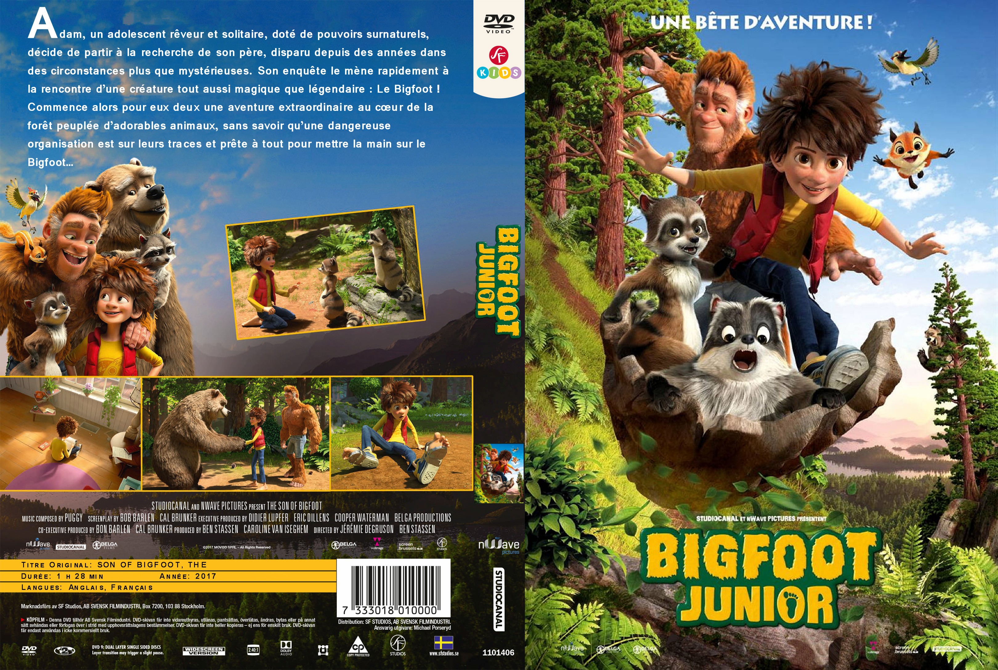 Jaquette DVD Bigfoot Junior custom
