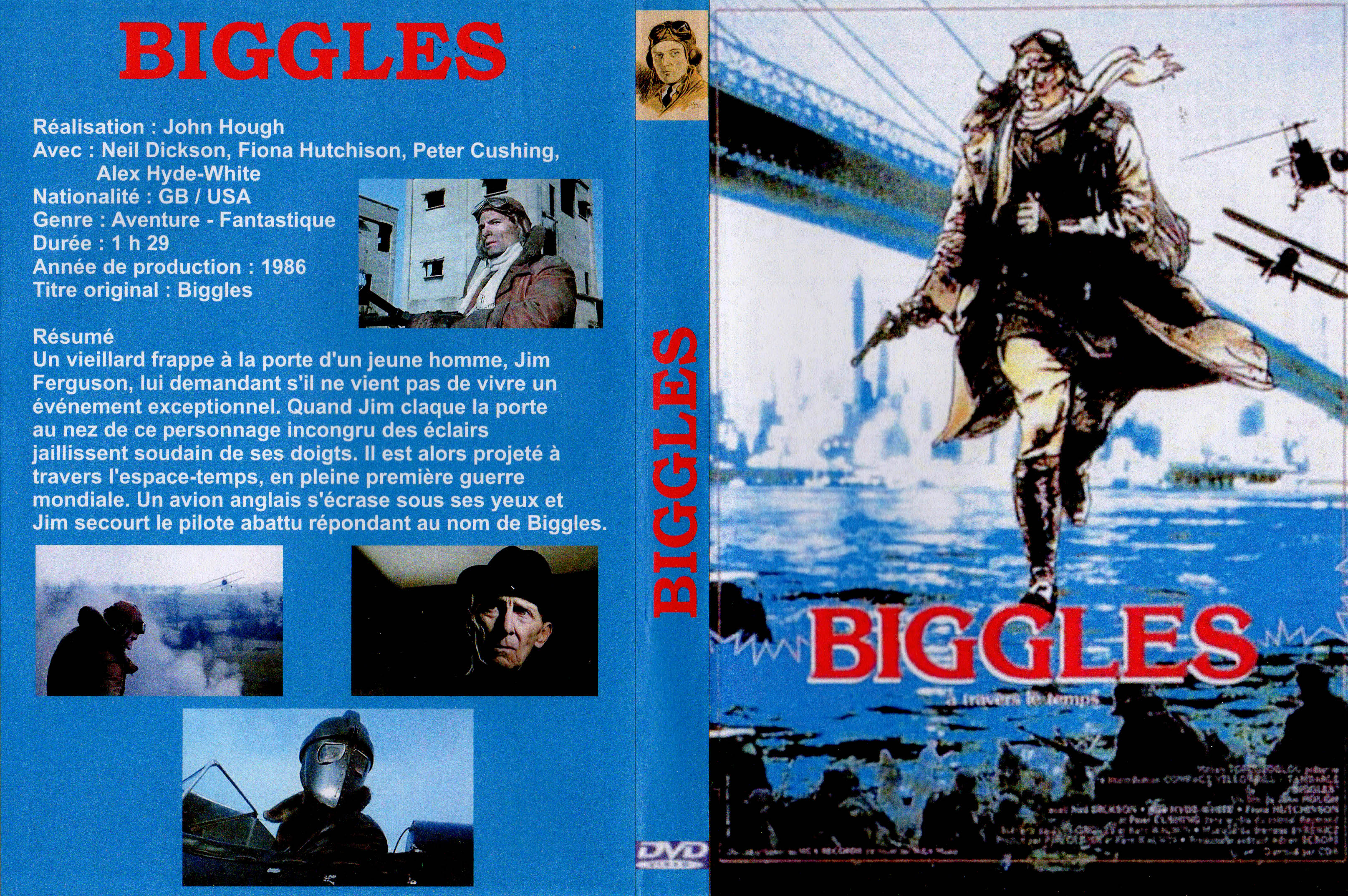Jaquette DVD Biggles custom