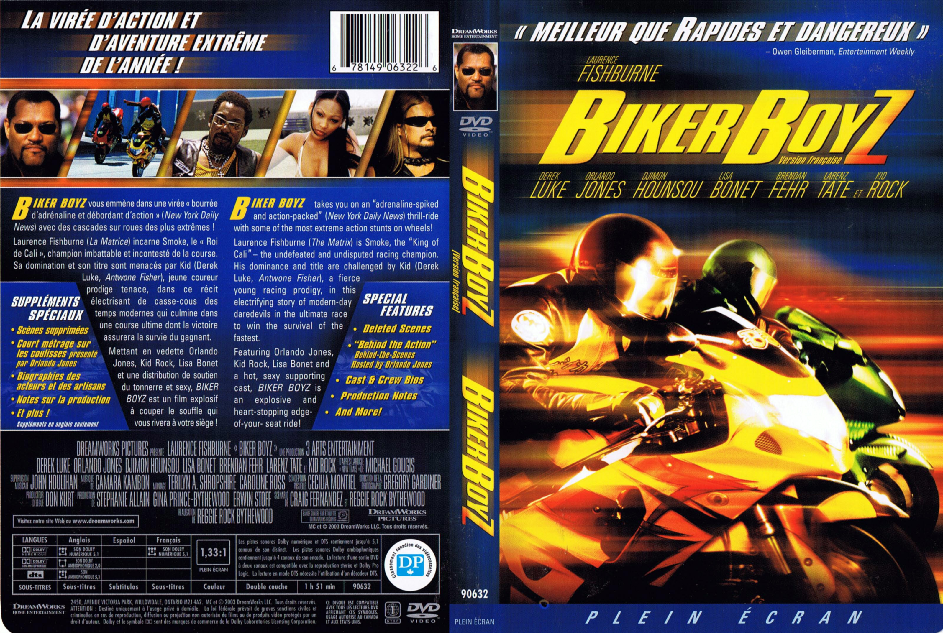 Jaquette DVD Biker boyz (Canadienne)