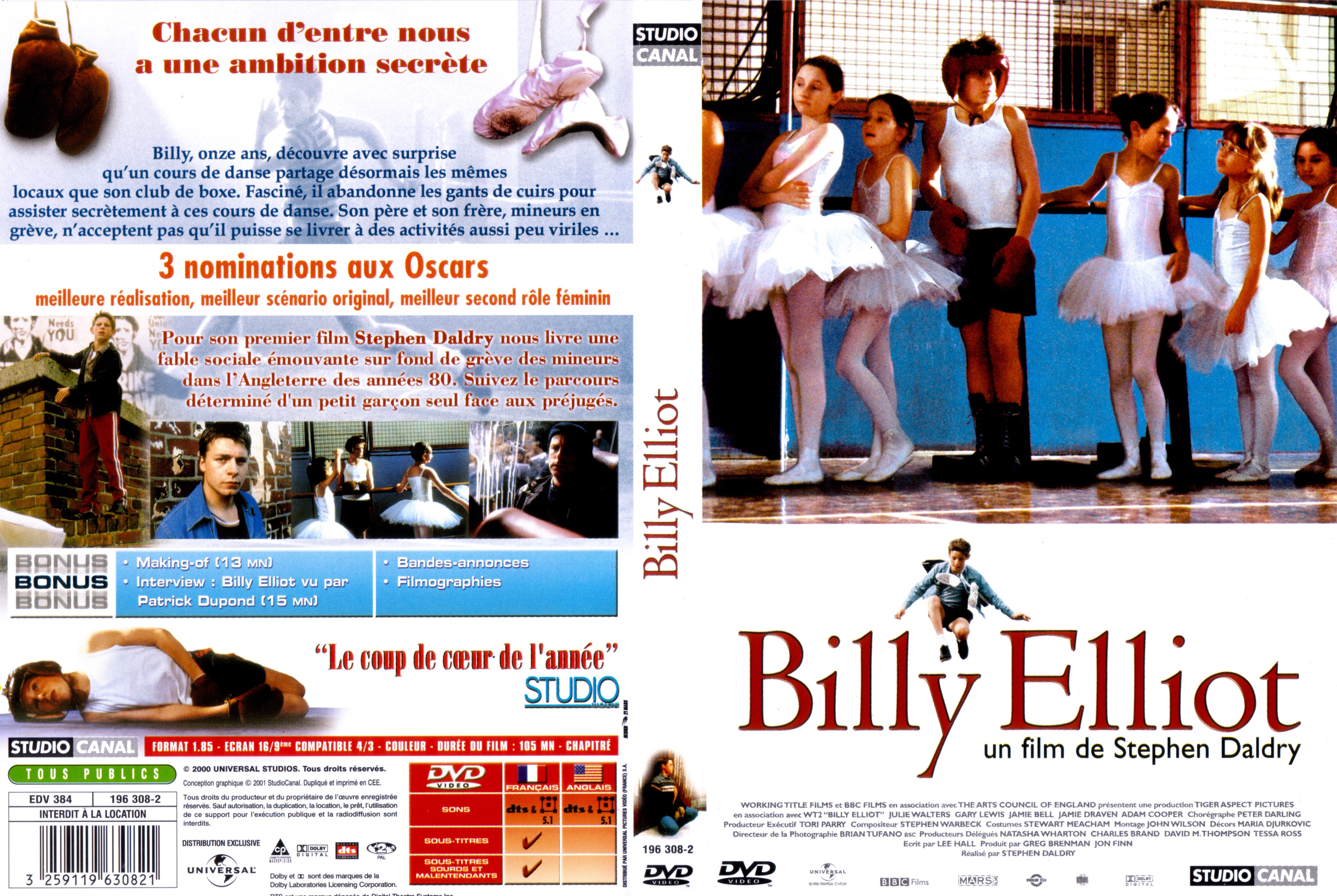 Jaquette DVD Billy Elliot