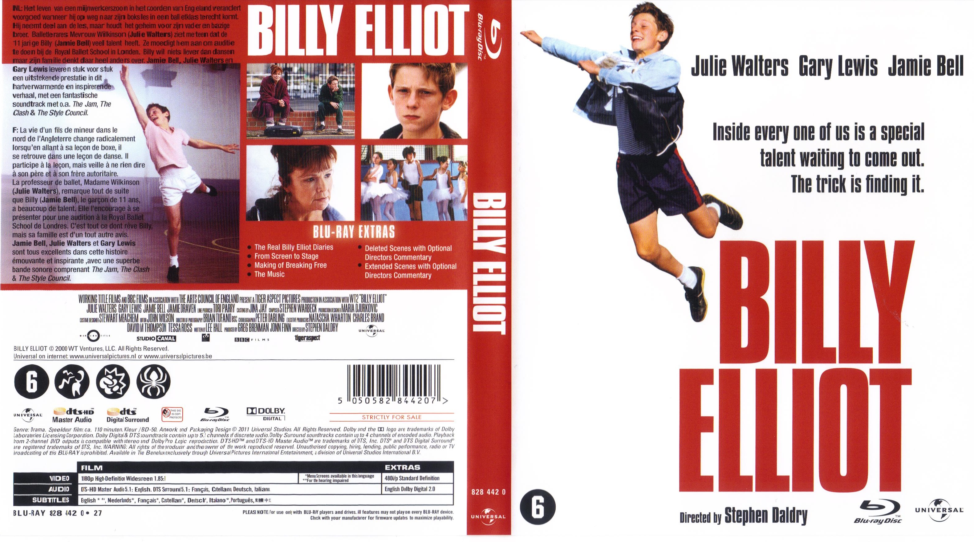 Jaquette DVD Billy Elliot (BLU-RAY)