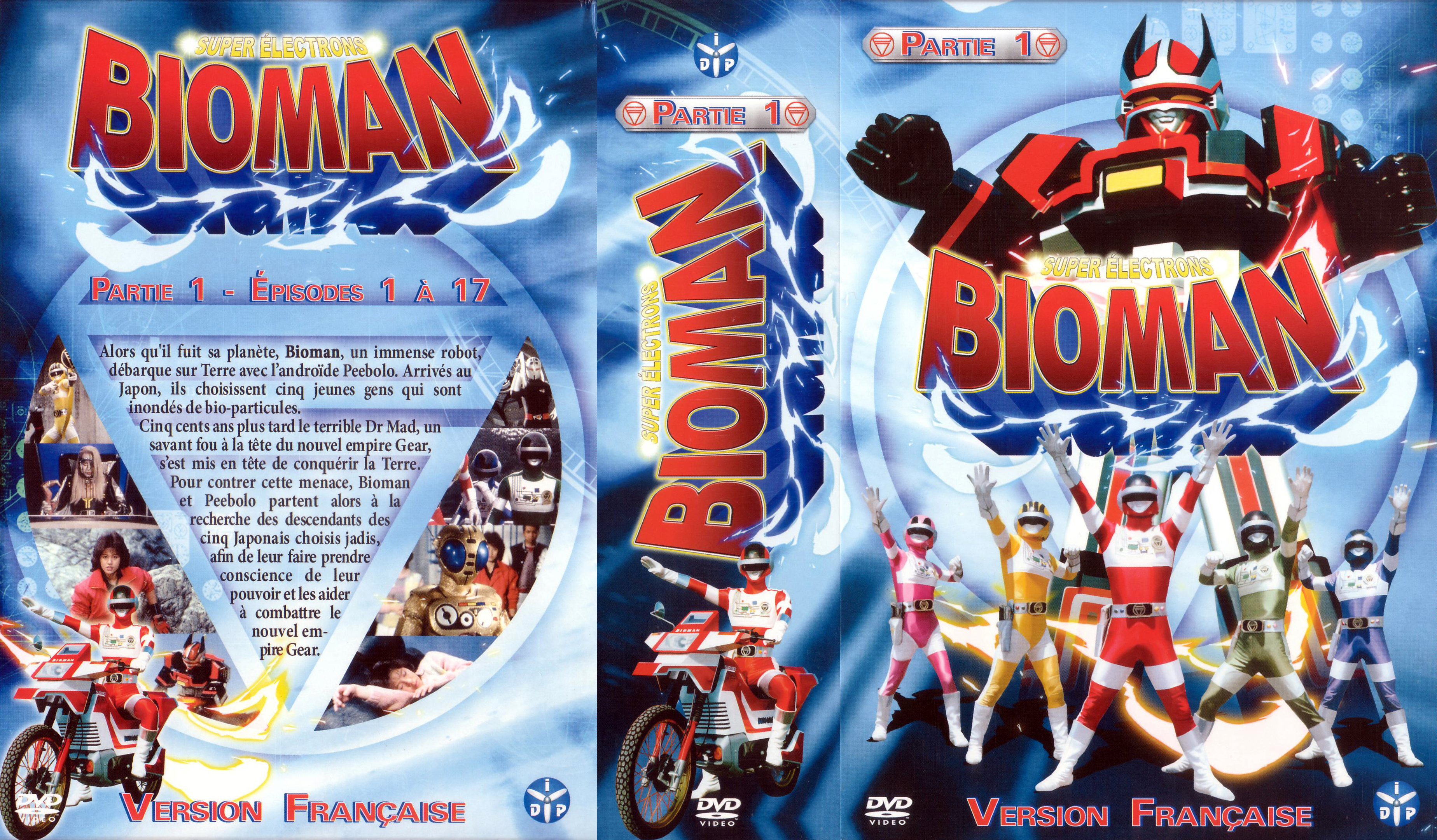 Jaquette DVD Bioman box 01