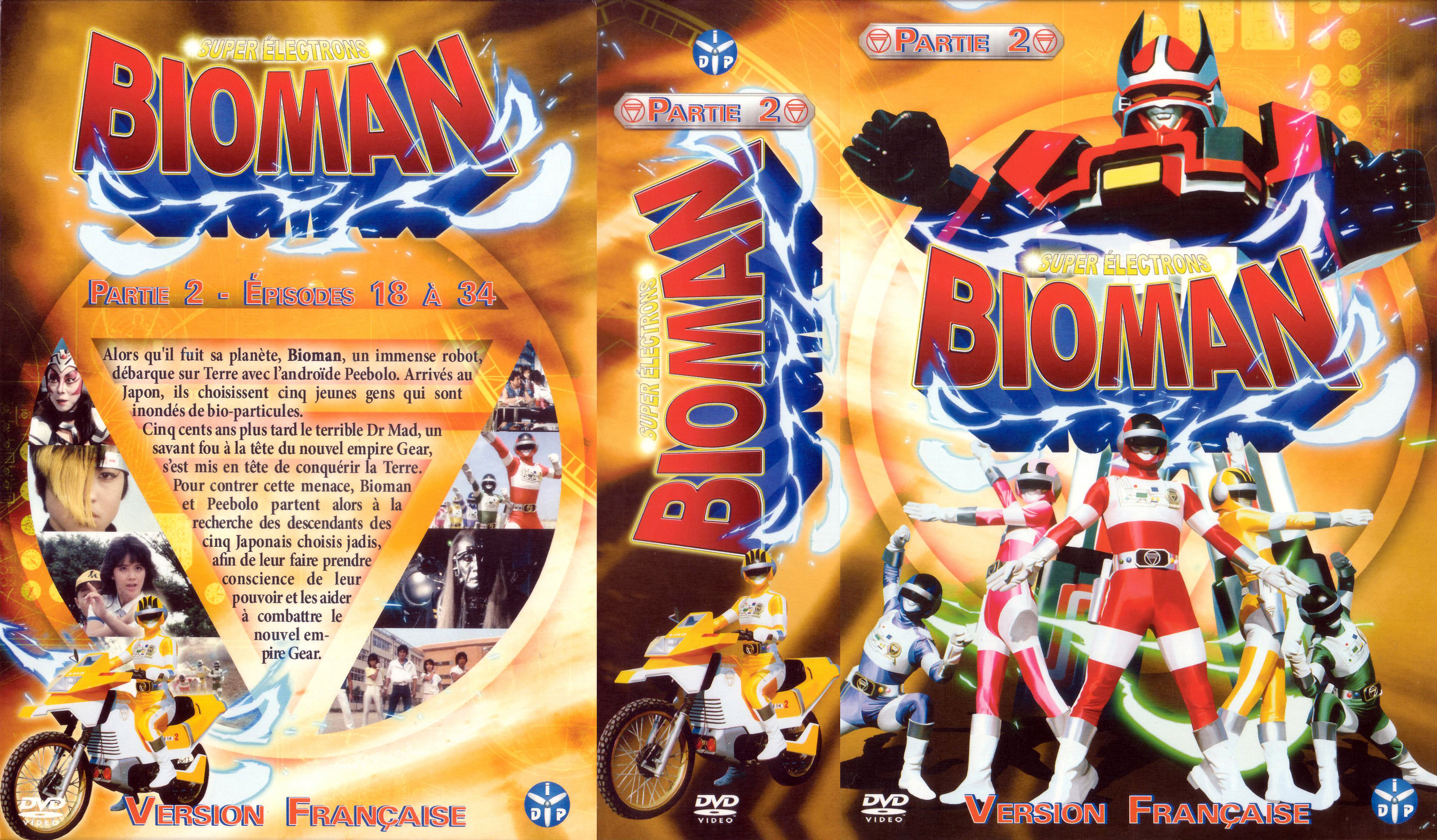 Jaquette DVD Bioman box 02