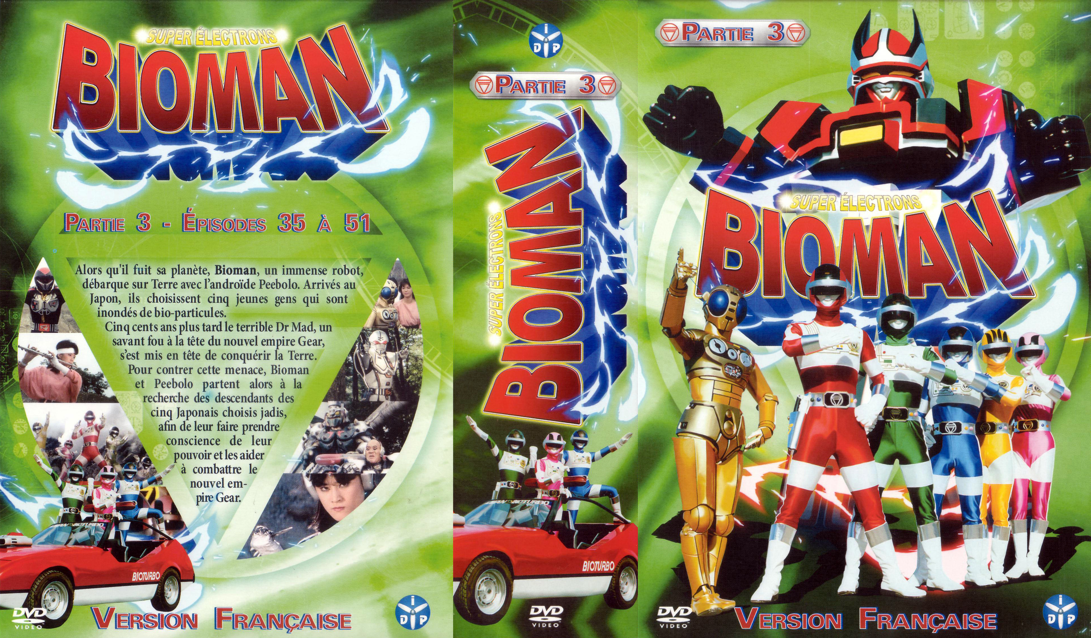 Jaquette DVD Bioman box 03