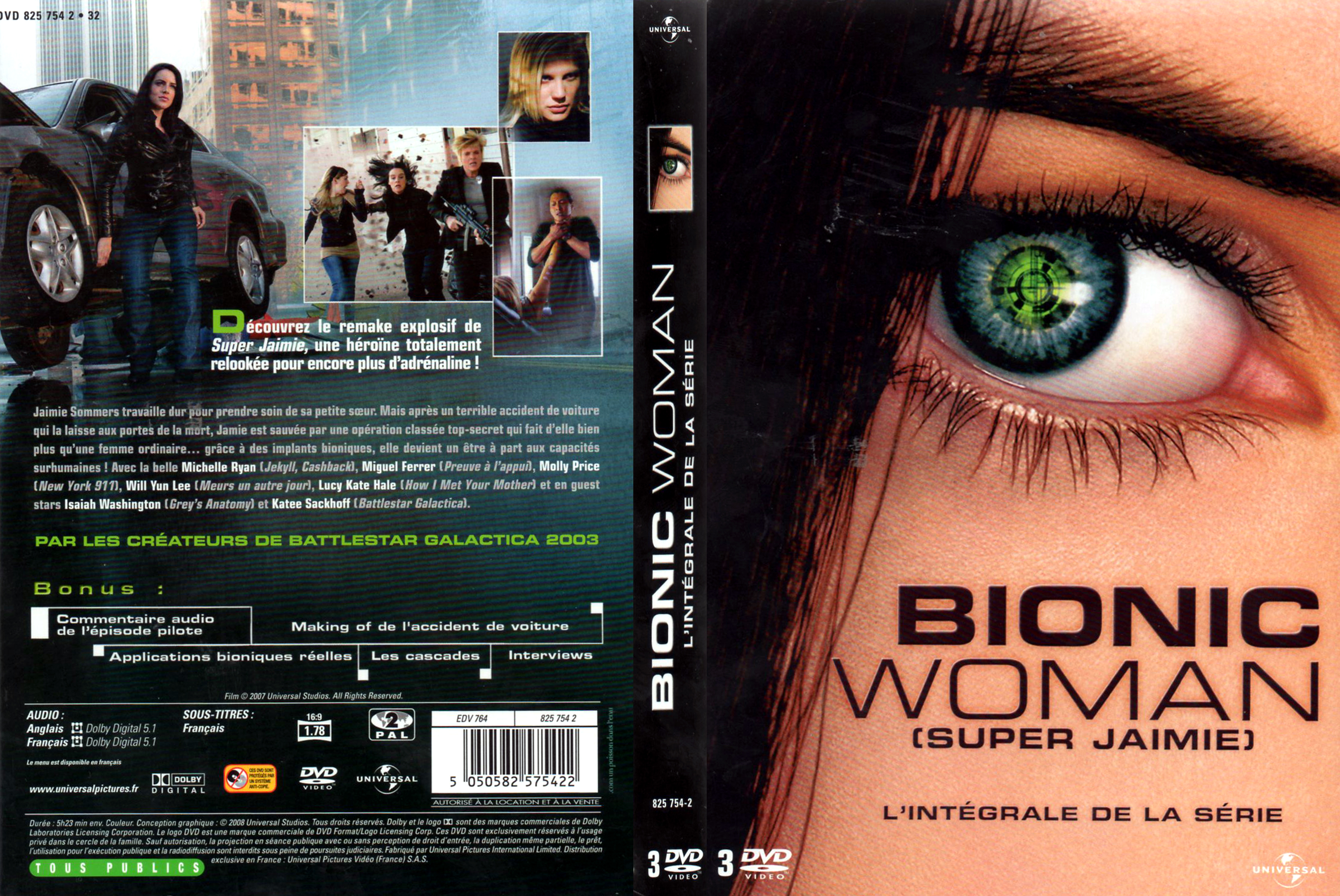 Jaquette DVD Bionic Woman Integrale