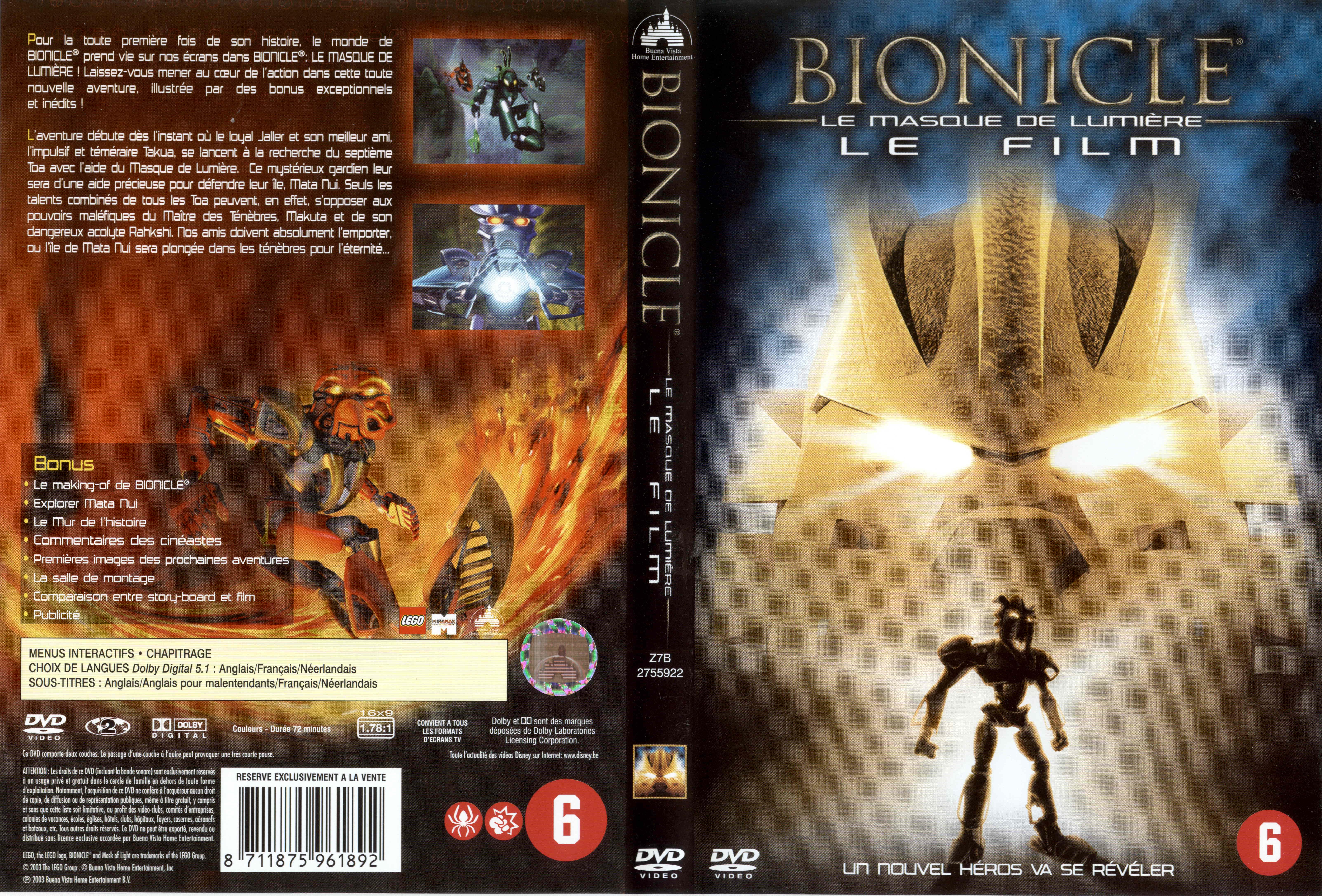 Jaquette DVD Bionicle v2