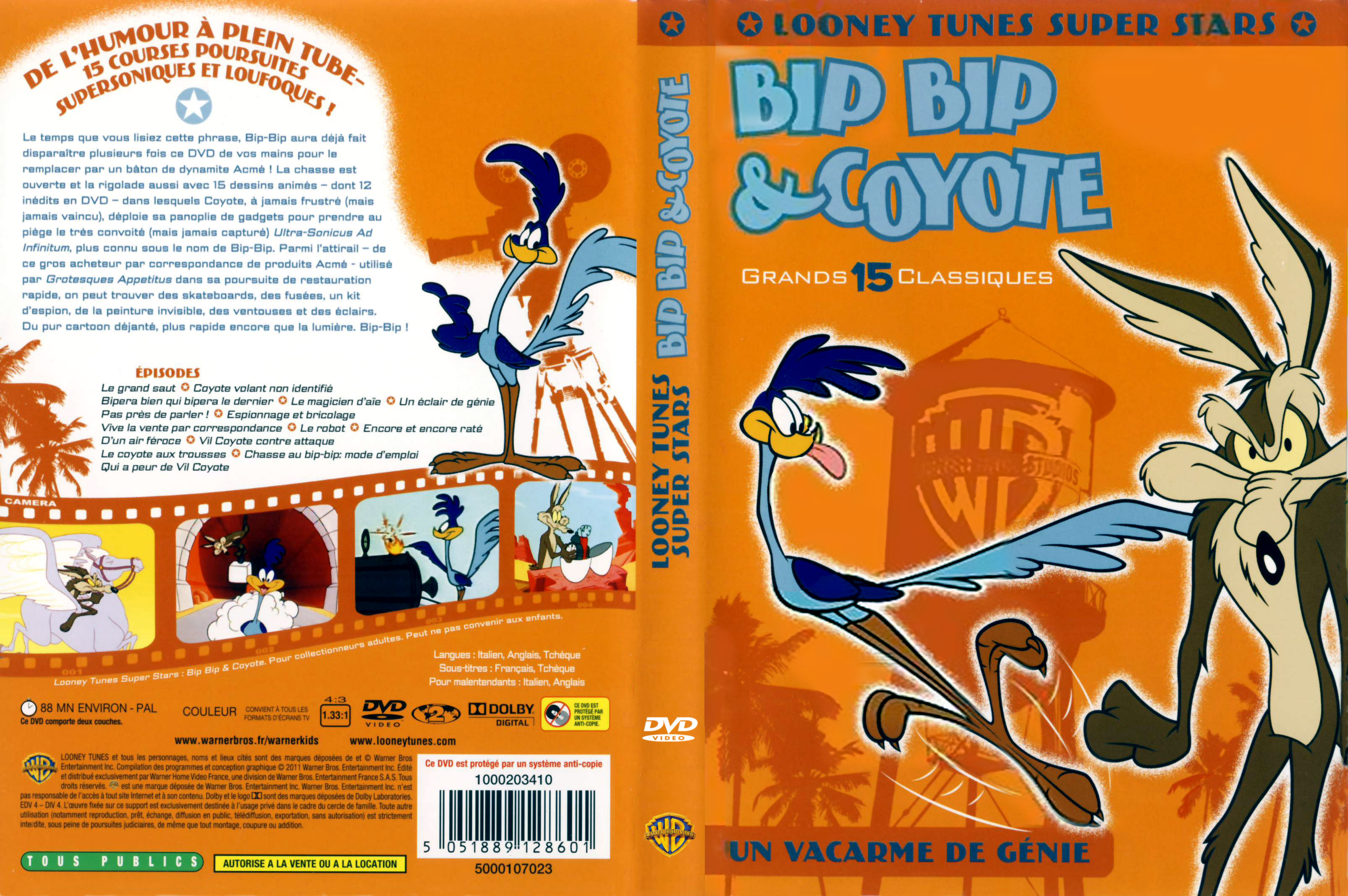 Jaquette DVD Bip Bip & coyote - Un vacarme de gnie