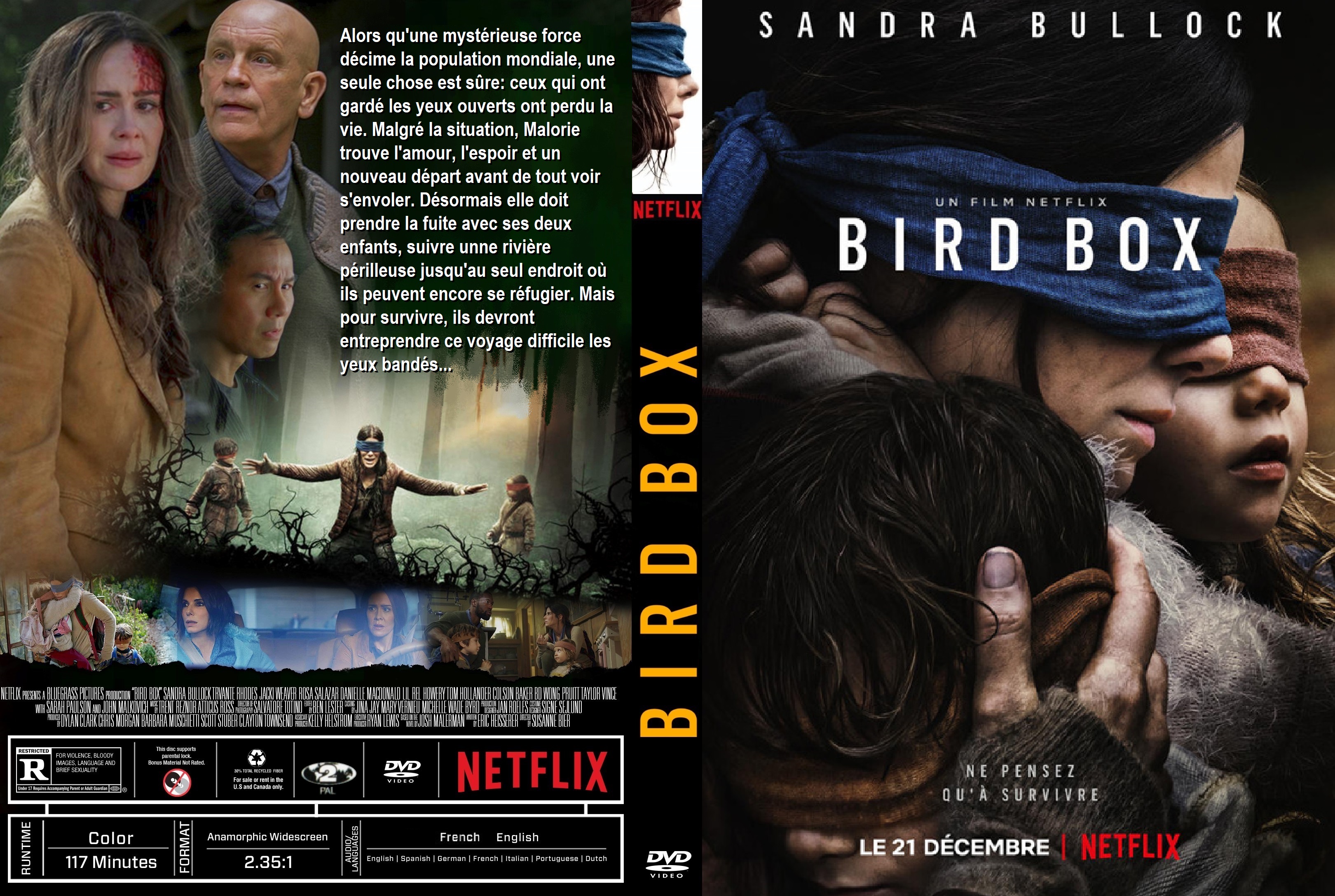 Jaquette DVD Bird Box custom