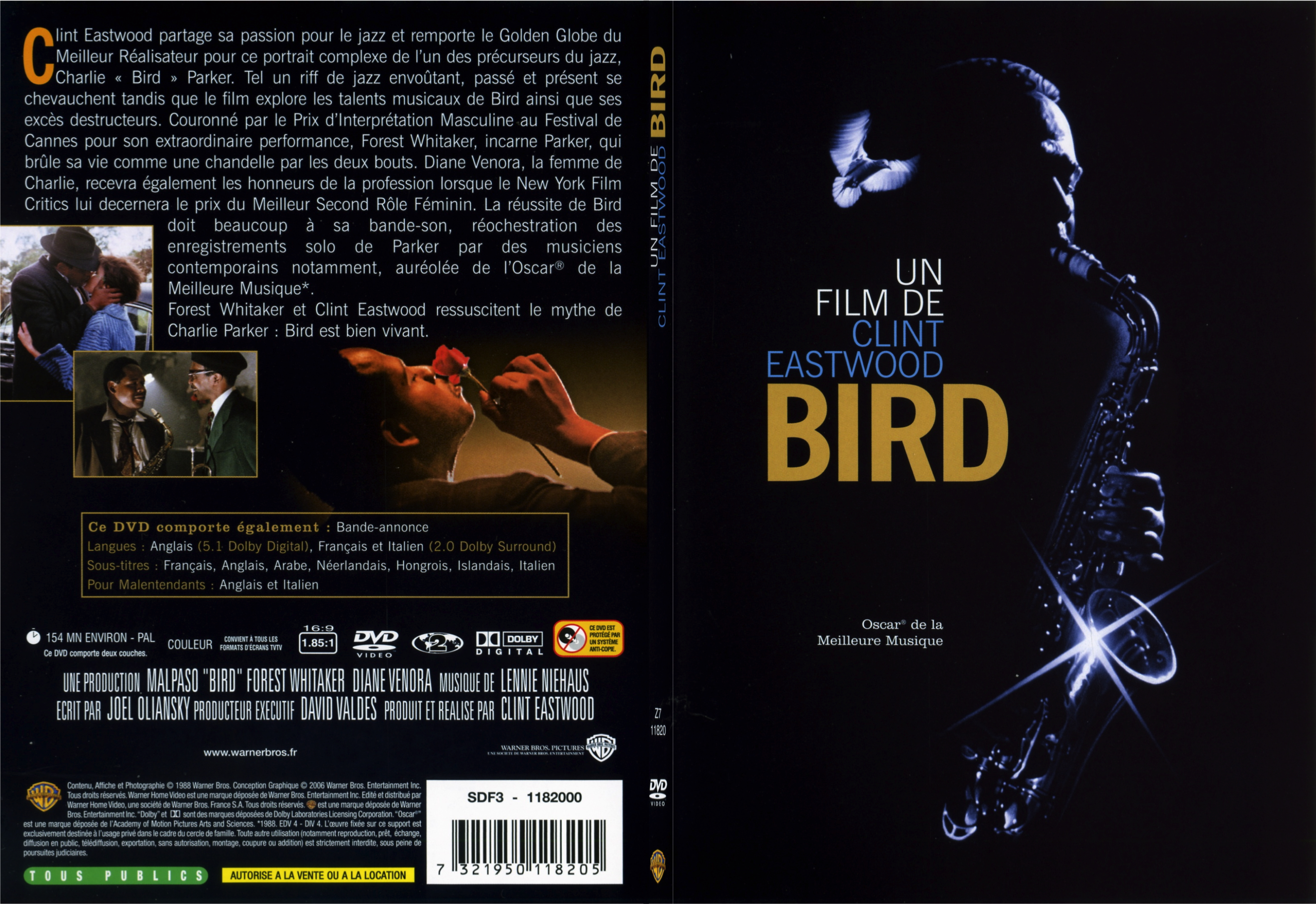 Jaquette DVD Bird - SLIM