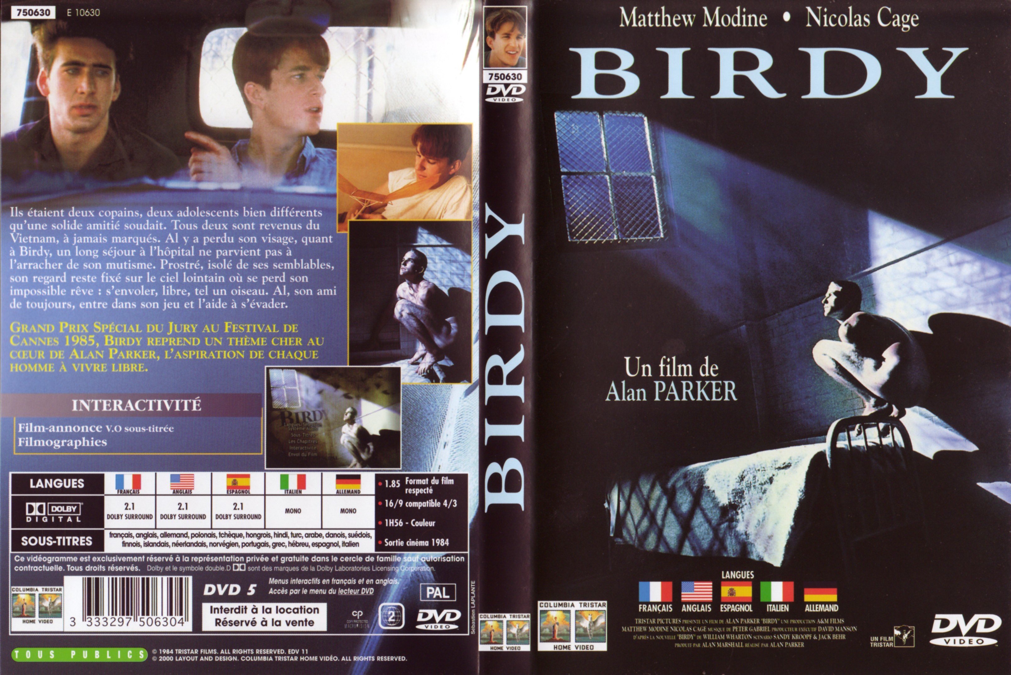 Jaquette DVD Birdy