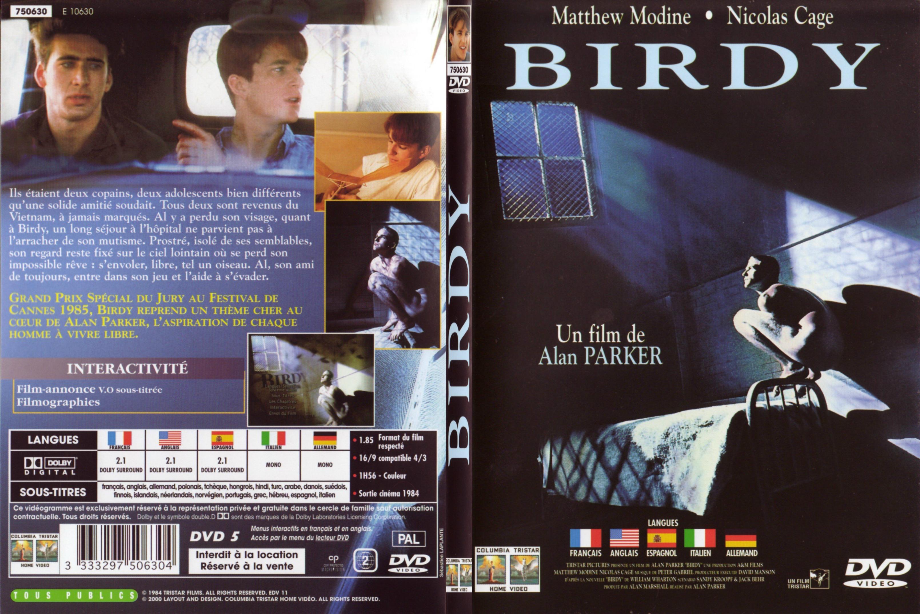 Jaquette DVD Birdy - SLIM