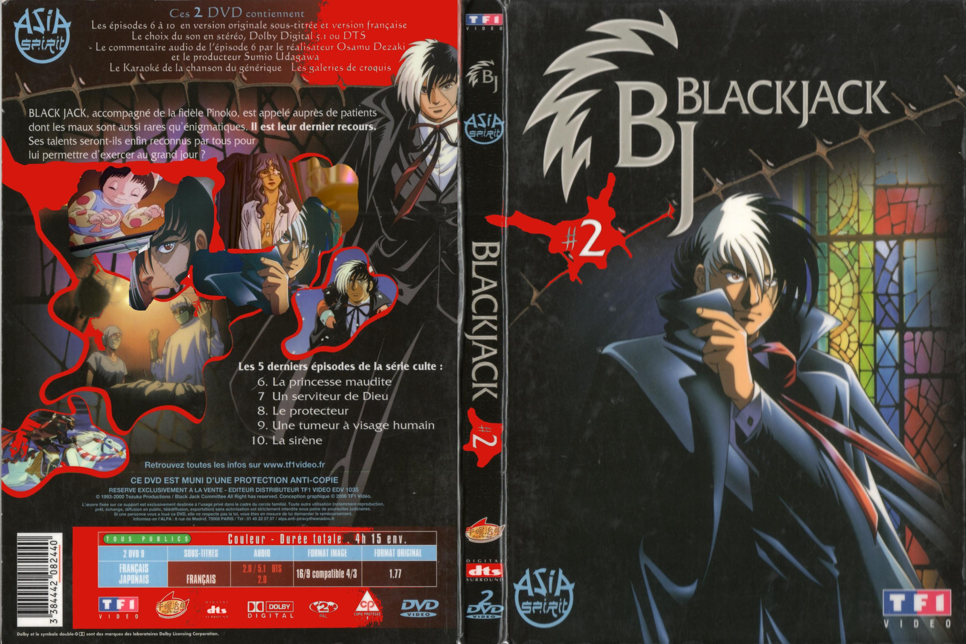 Jaquette DVD BlackJack 2 (DA)