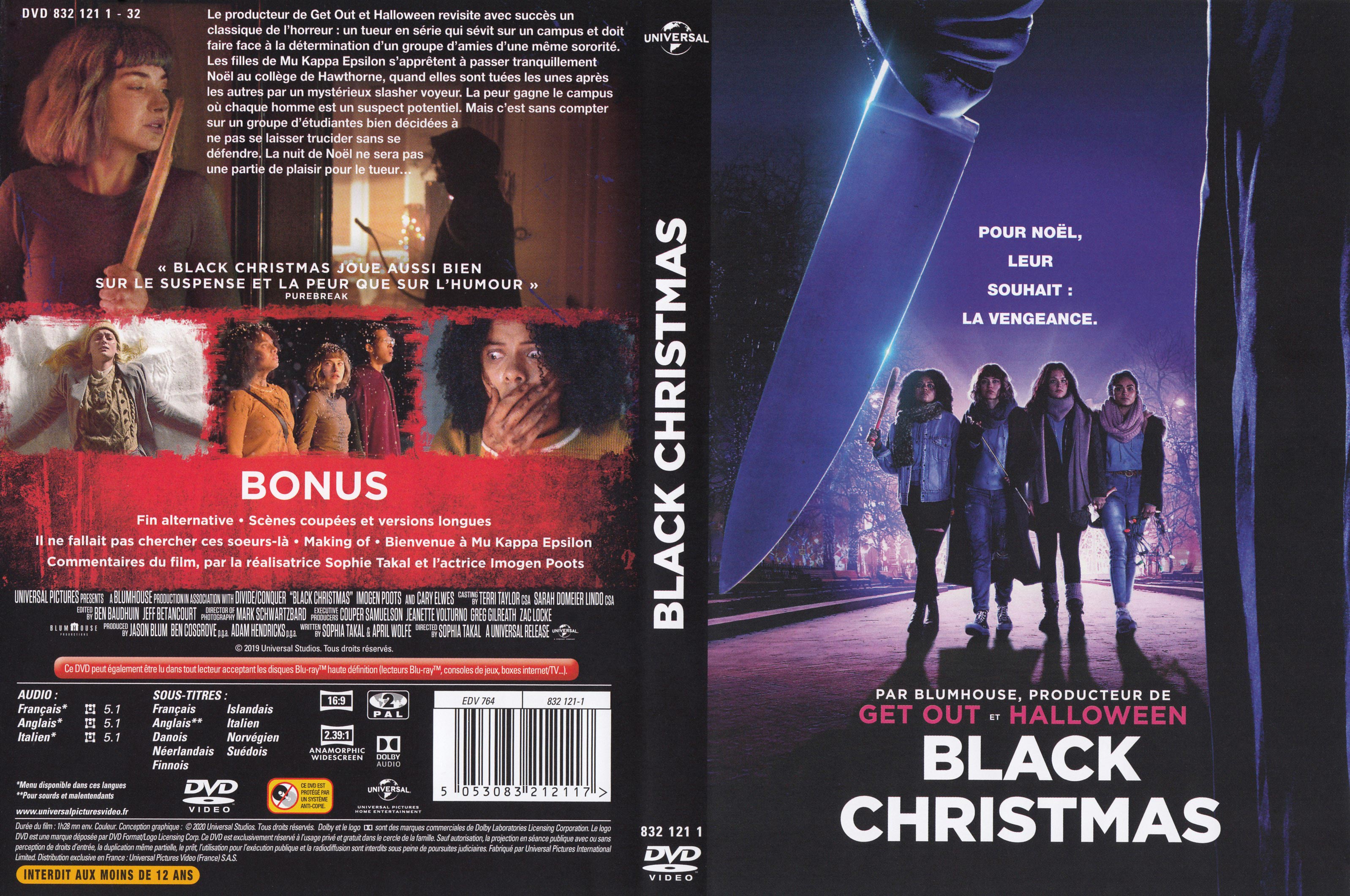 Jaquette DVD Black Christmas (2020)