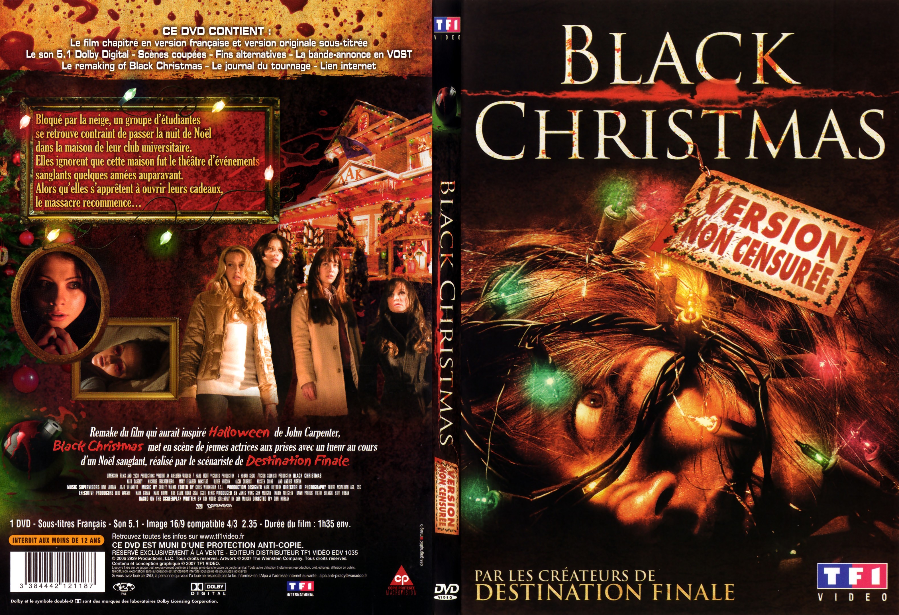 Jaquette DVD Black Christmas - SLIM v2