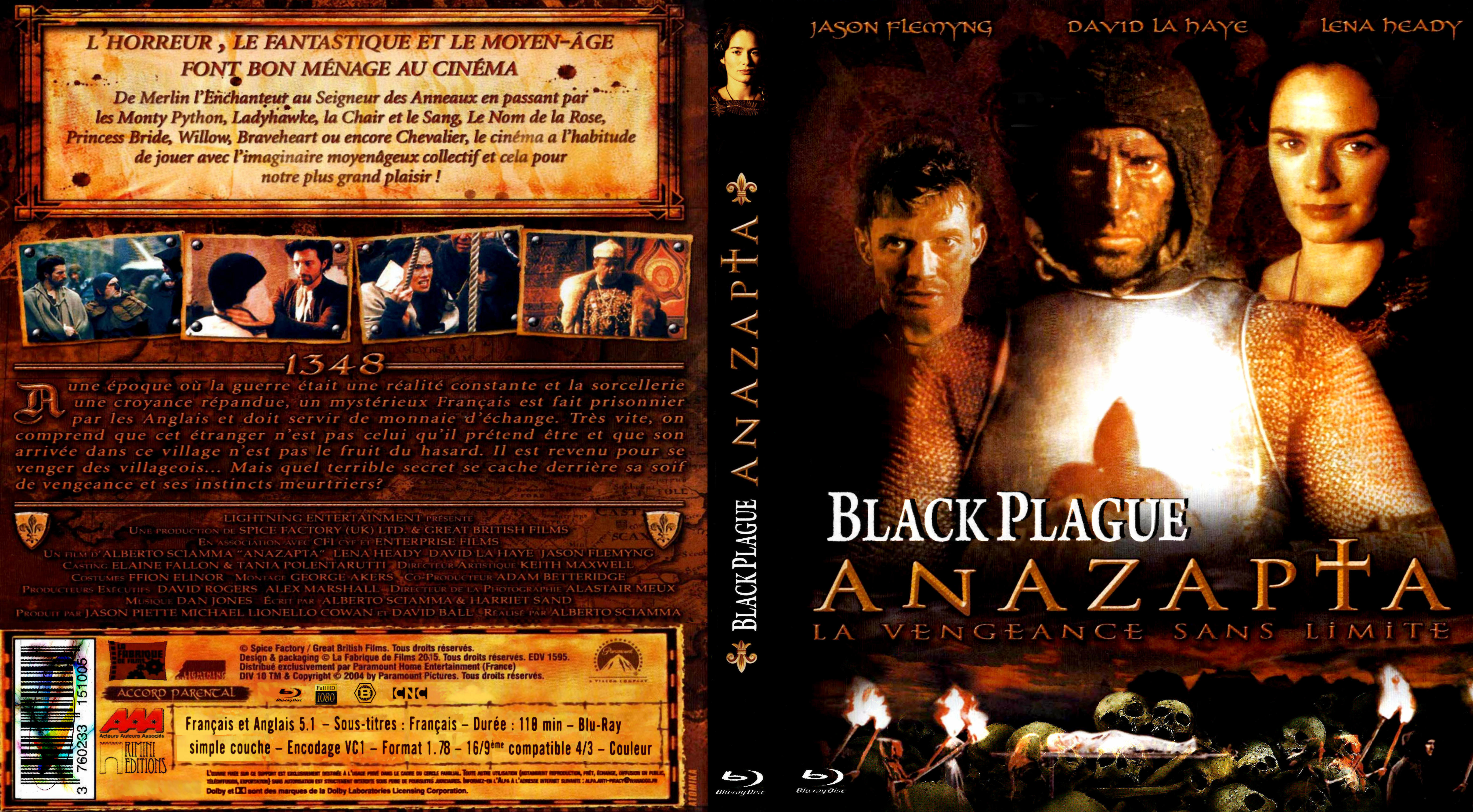 Jaquette DVD Black Plague custom (BLU-RAY)