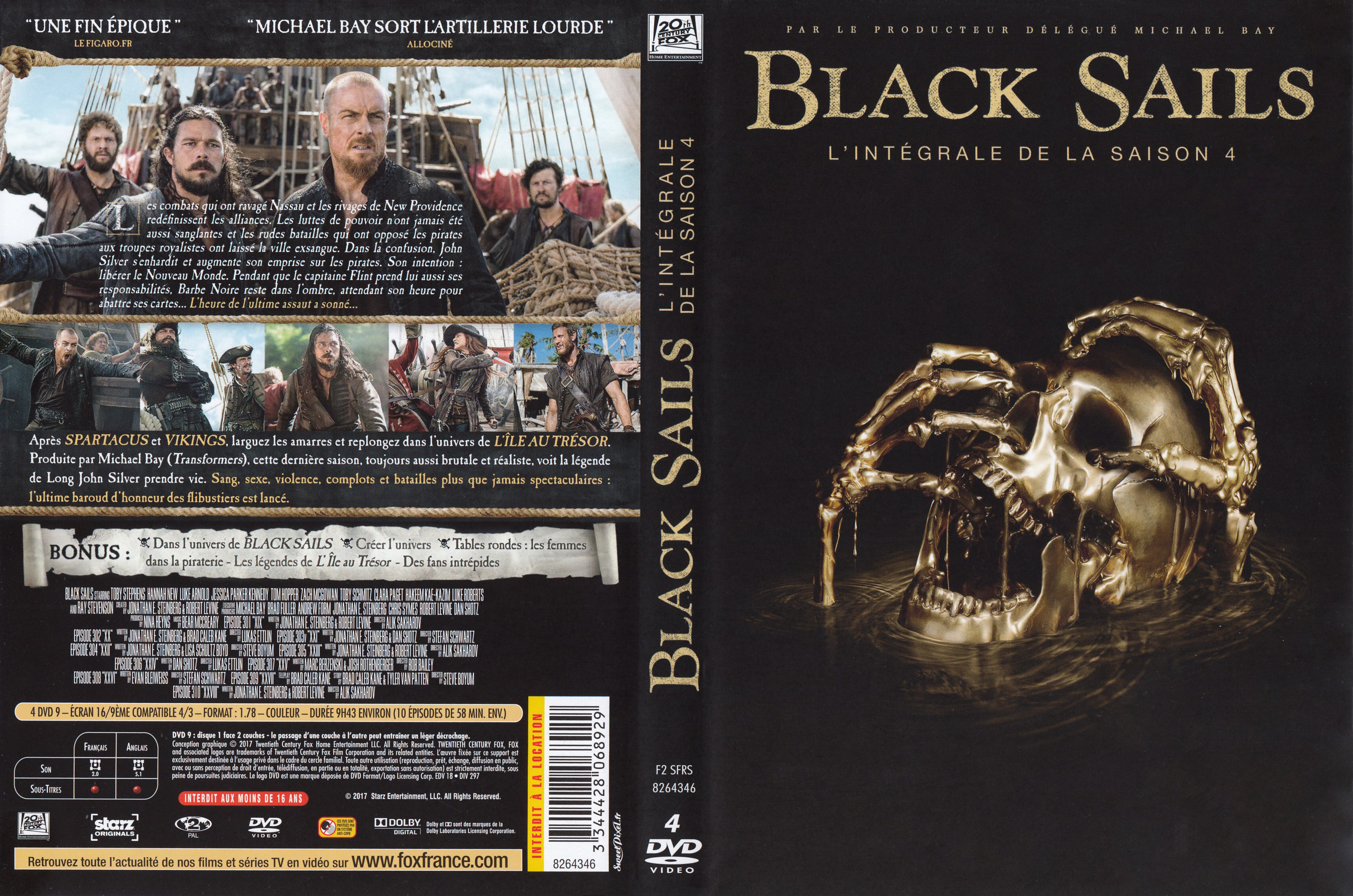Jaquette DVD Black Sails saison 4