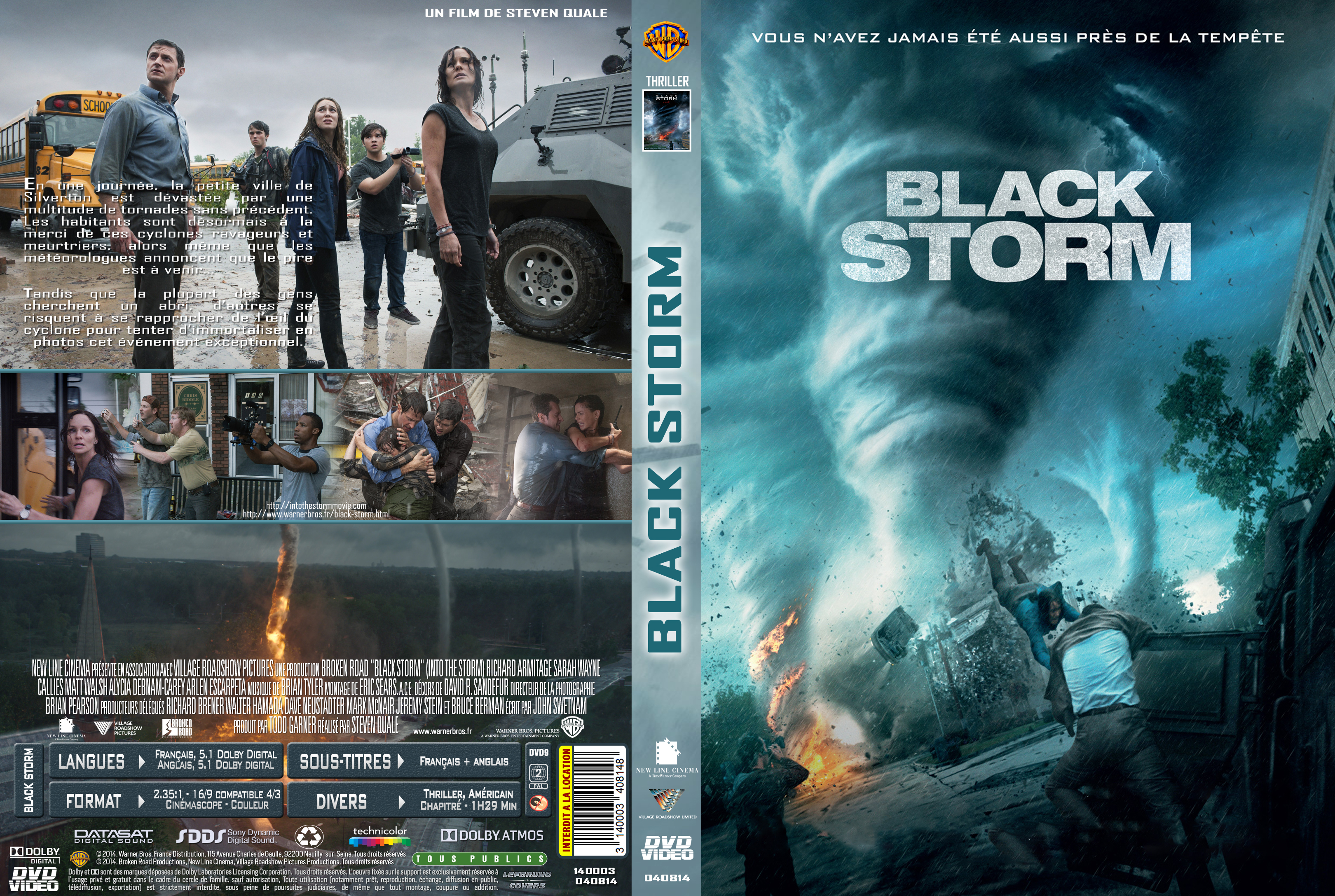 Jaquette DVD Black Storm custom