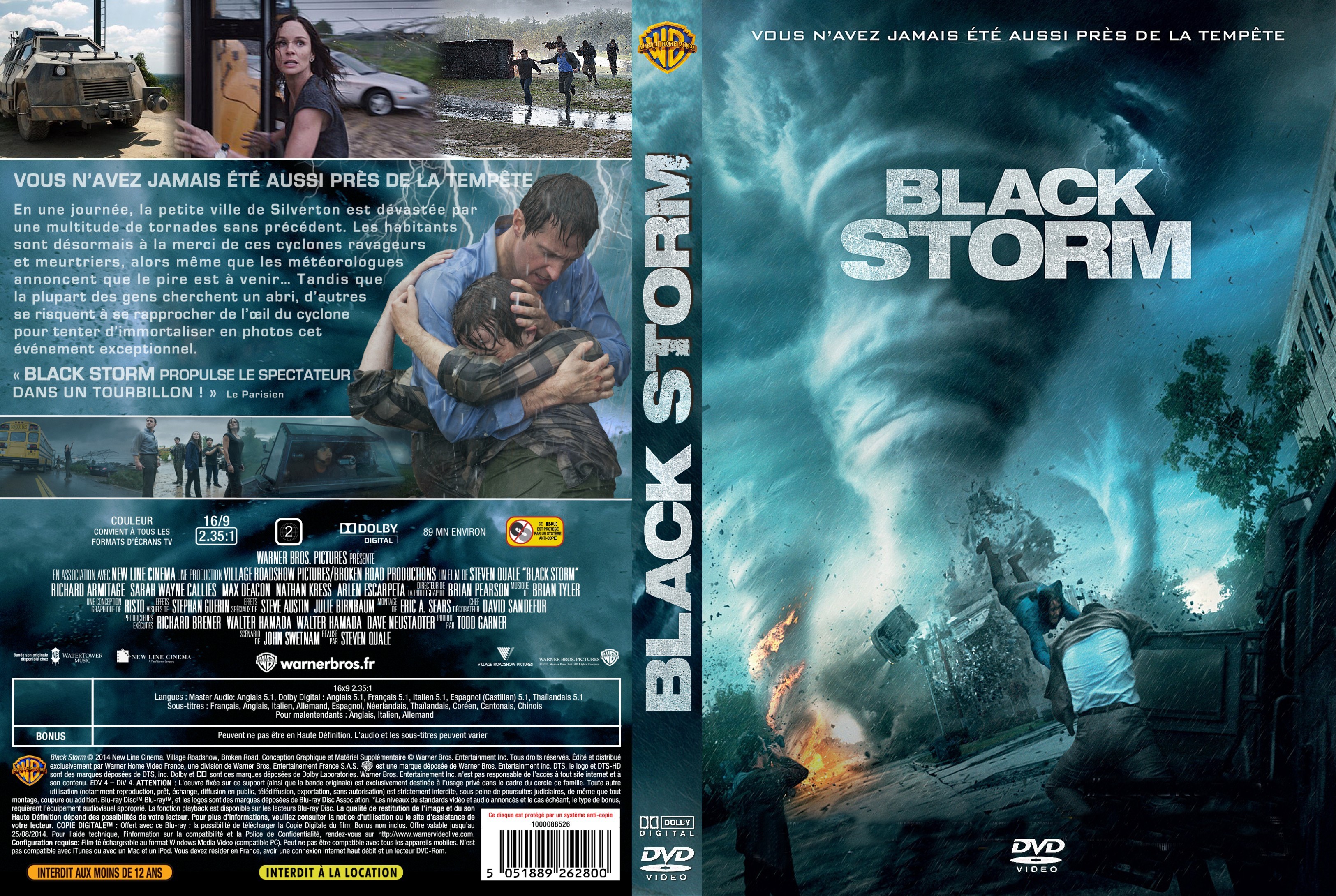 Jaquette DVD Black Storm custom v2