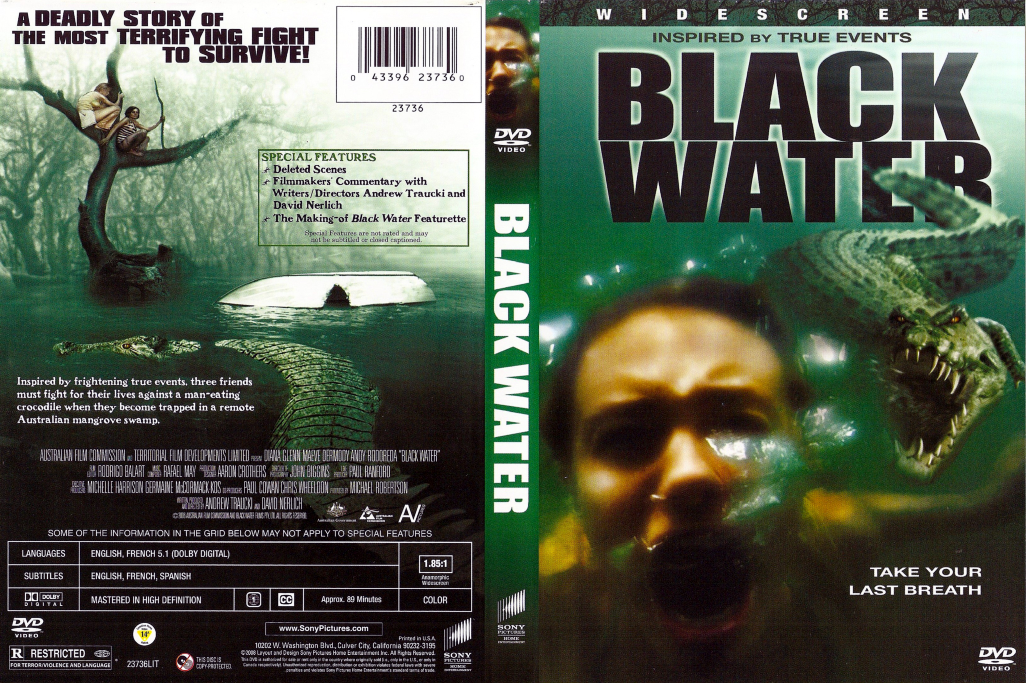 Jaquette DVD Black Water Zone 1