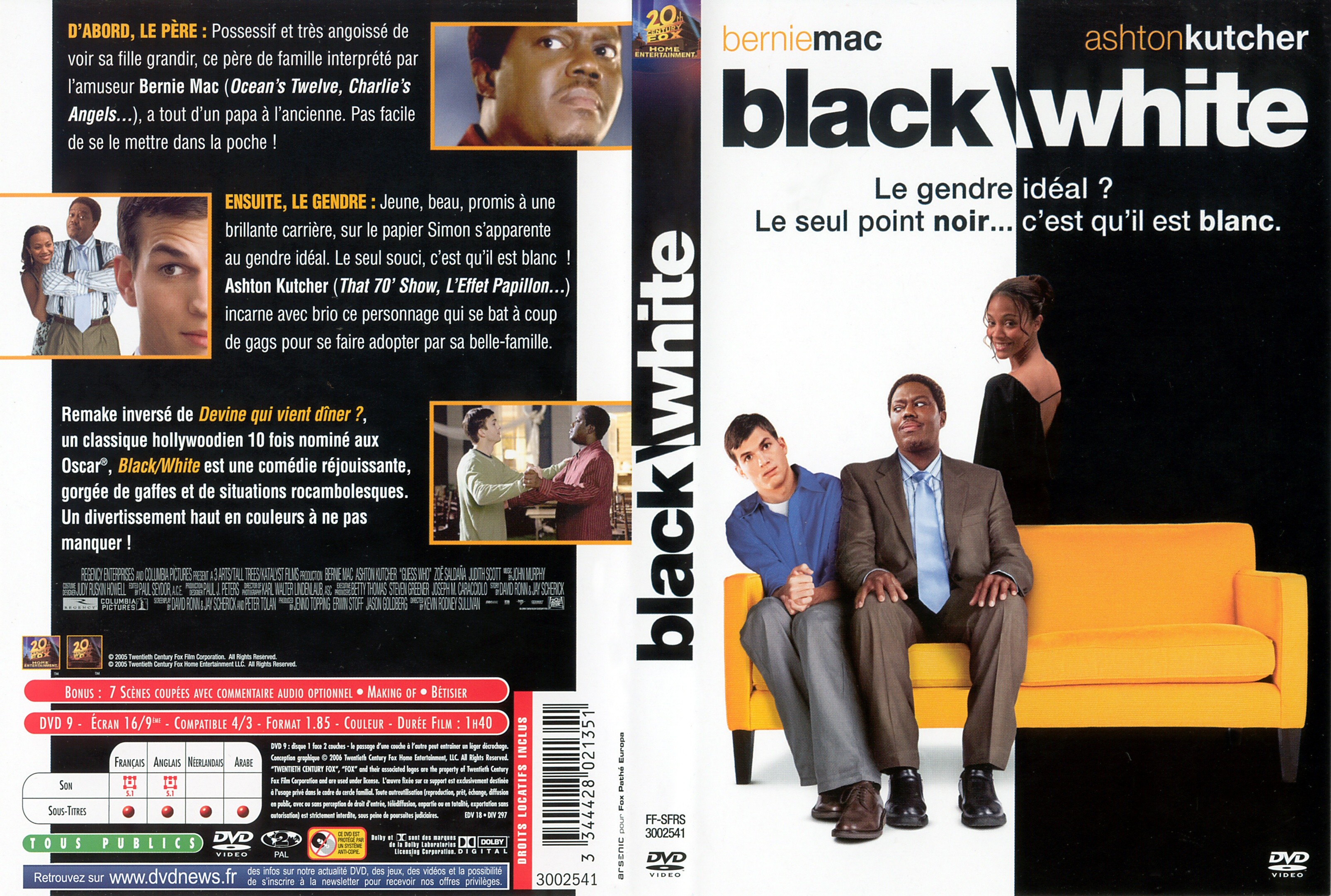 Jaquette DVD Black-White