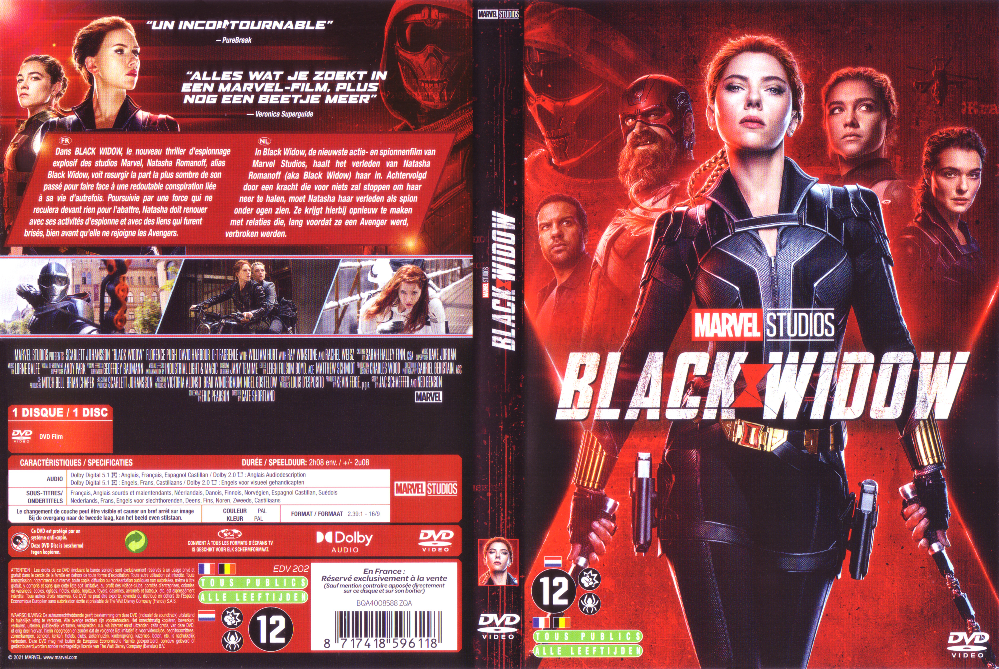 Jaquette DVD Black Widow