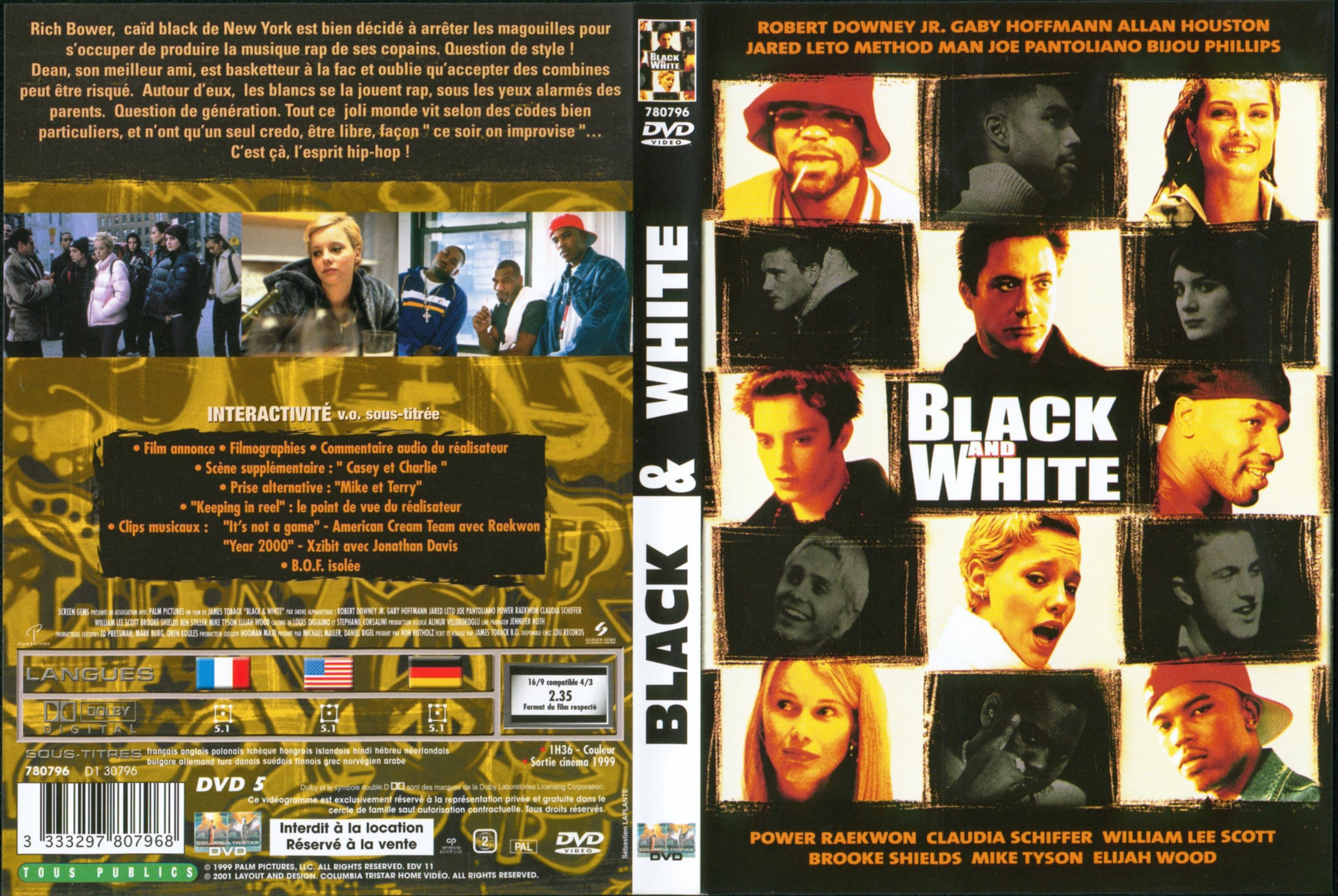 Jaquette DVD Black and white