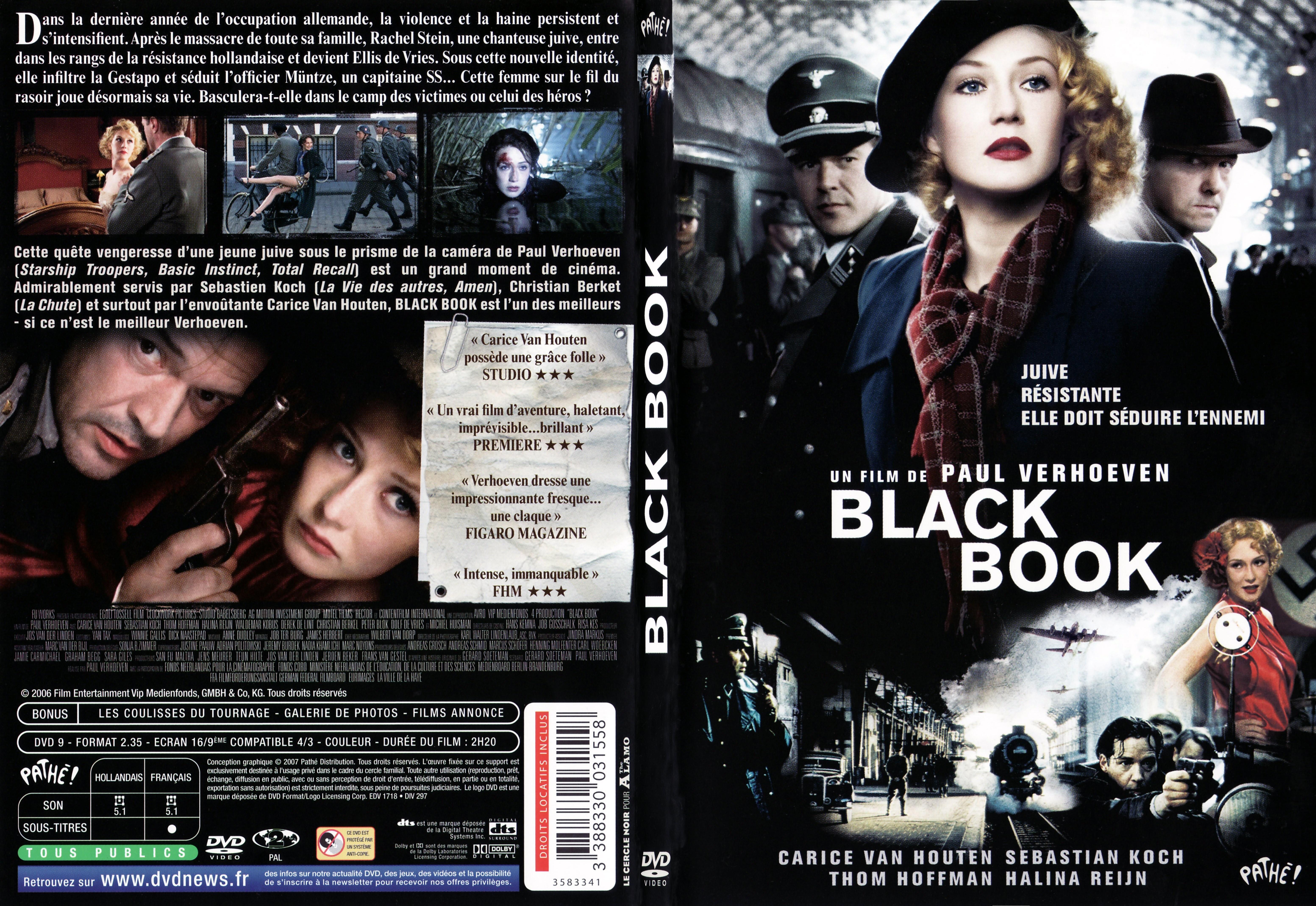 Jaquette DVD Black book - SLIM