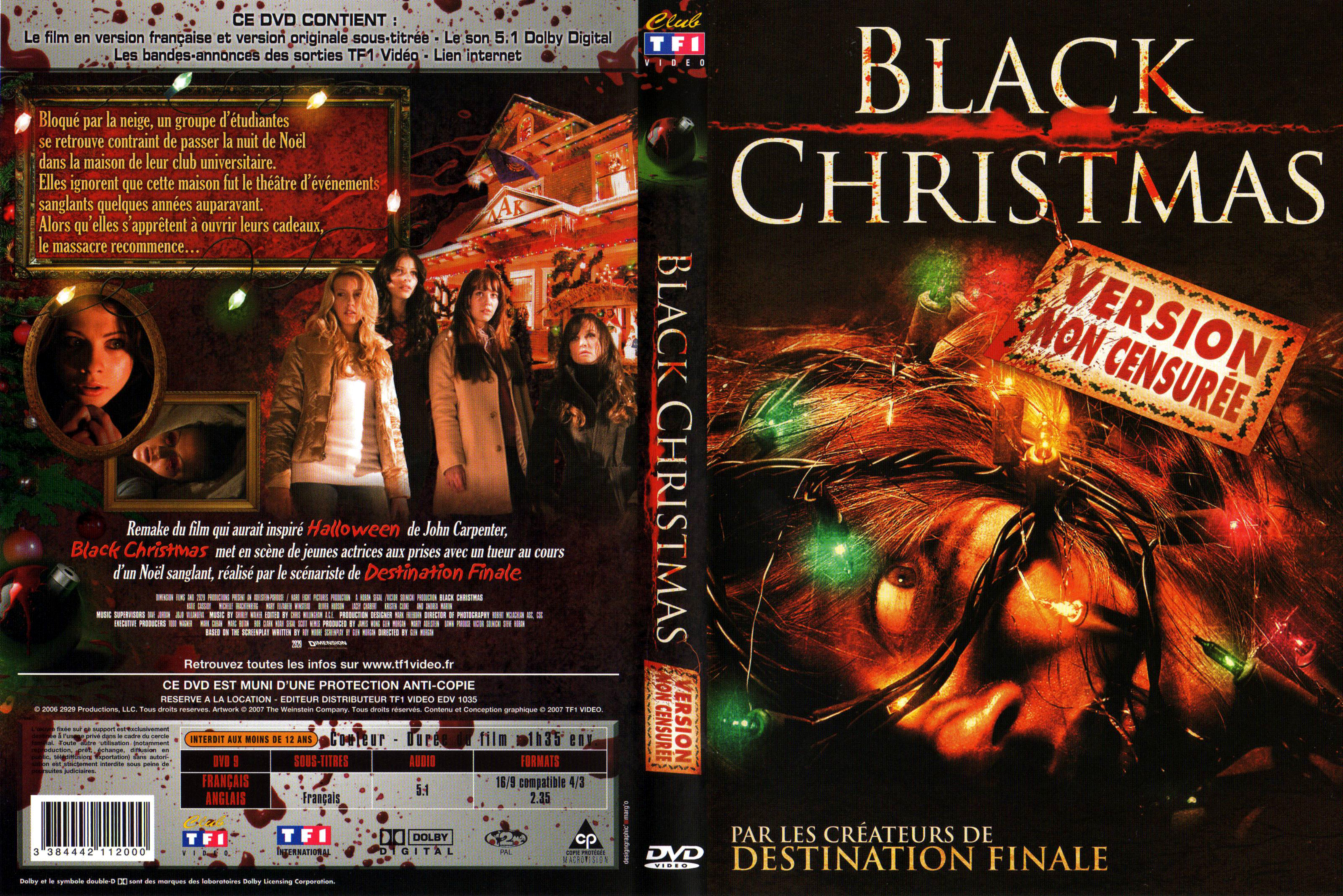 Jaquette DVD Black christmas