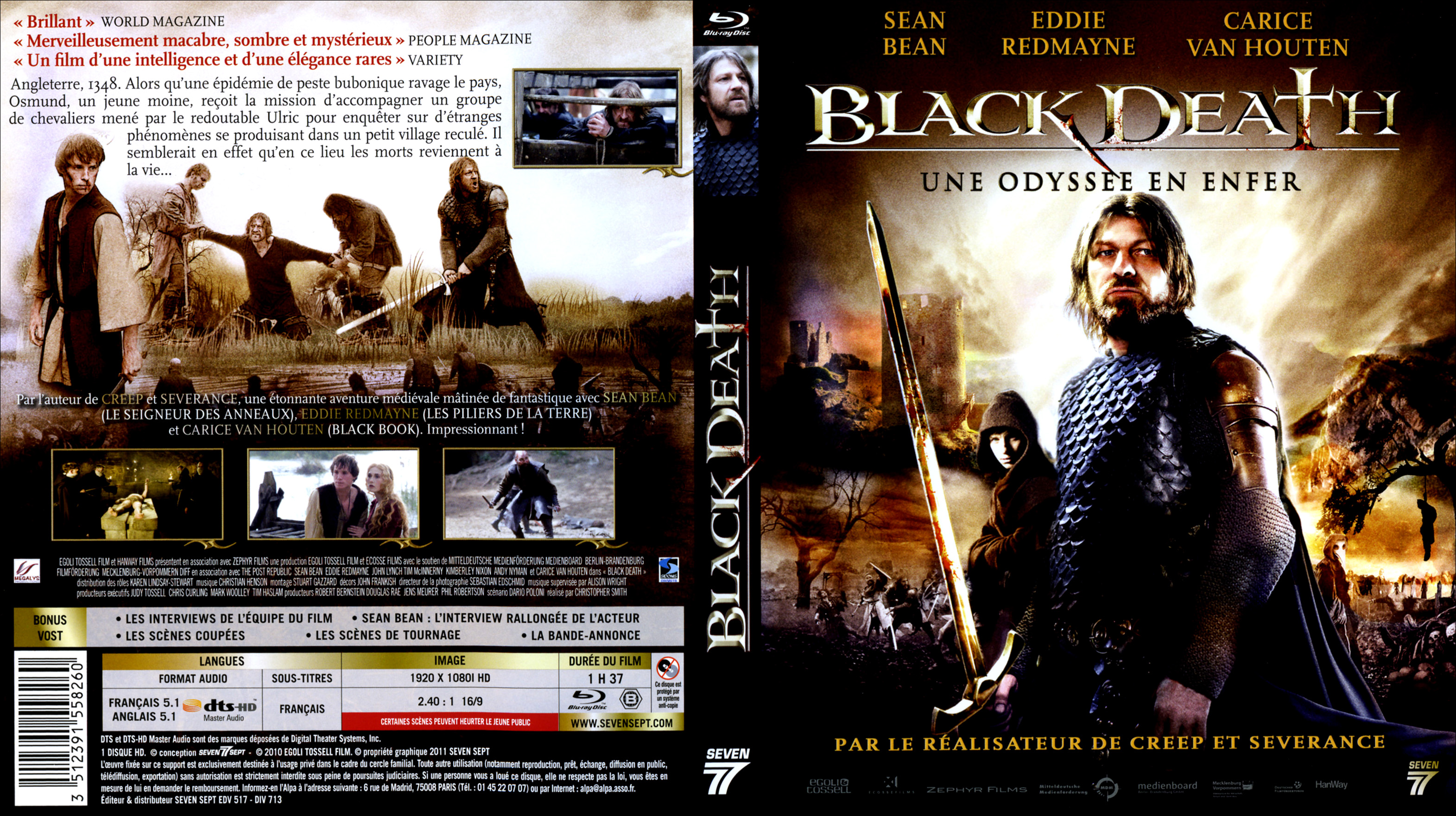 Jaquette DVD Black death (BLU-RAY)