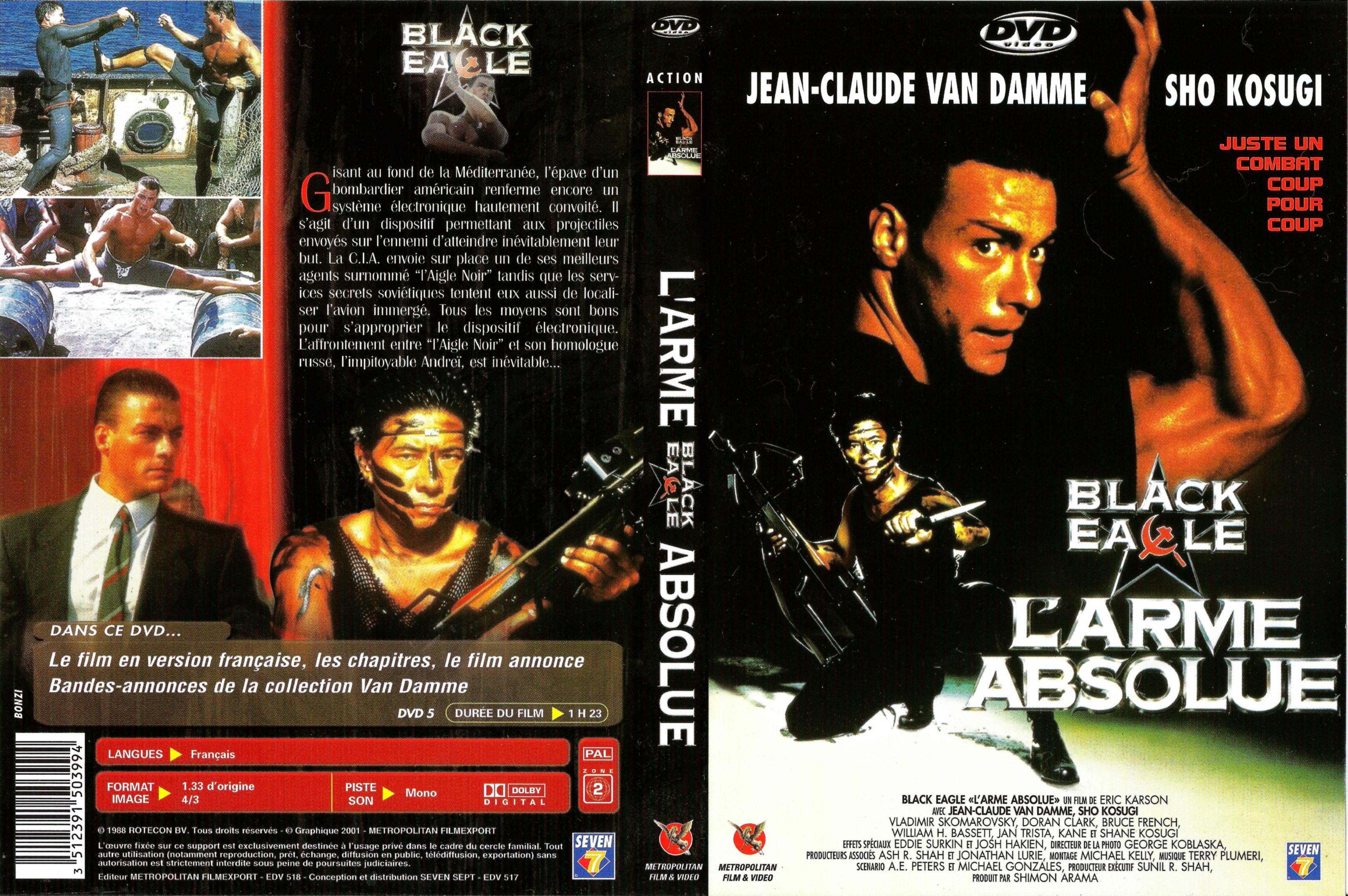 Jaquette DVD Black eagle v2