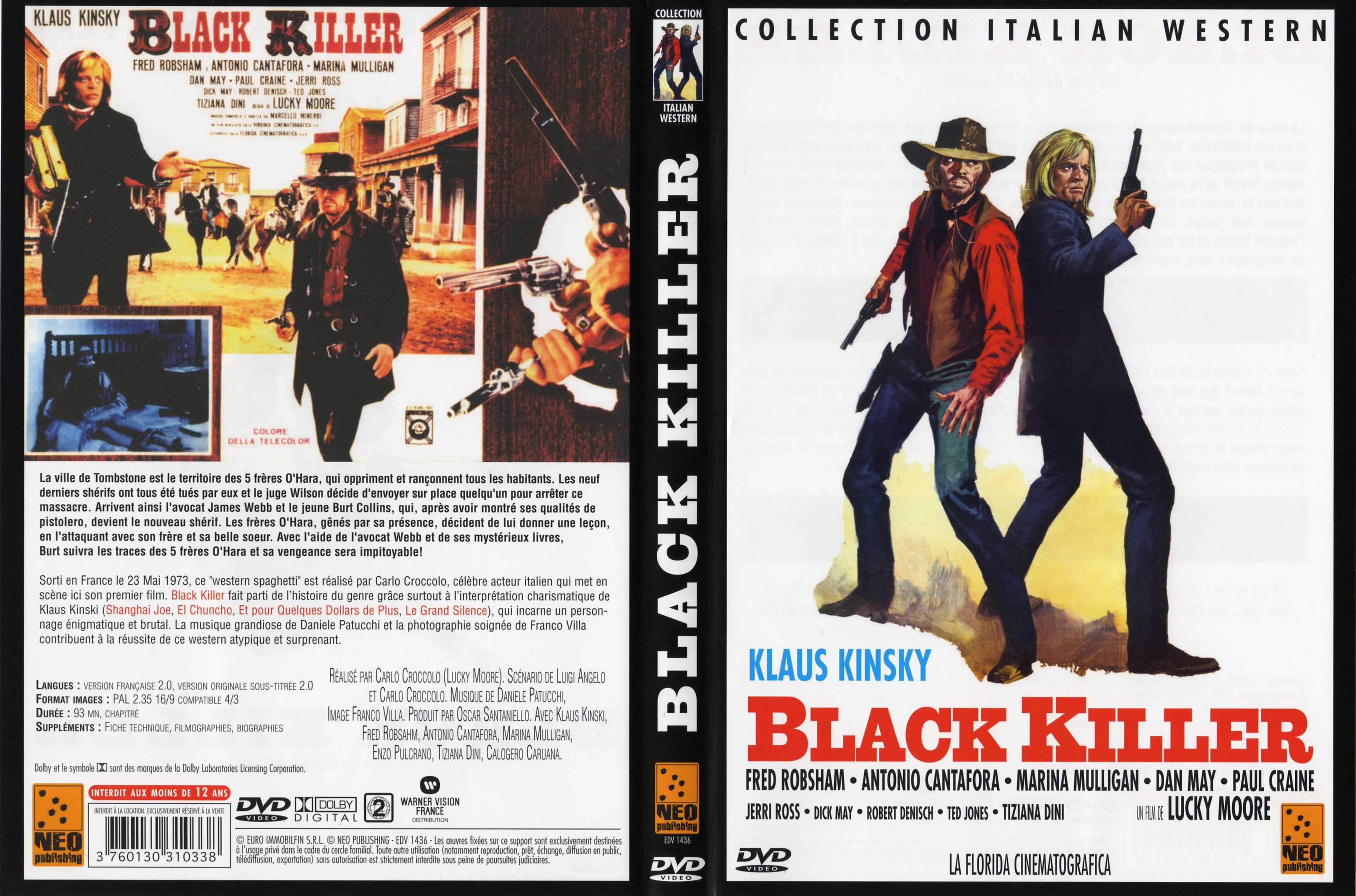 Jaquette DVD Black killer