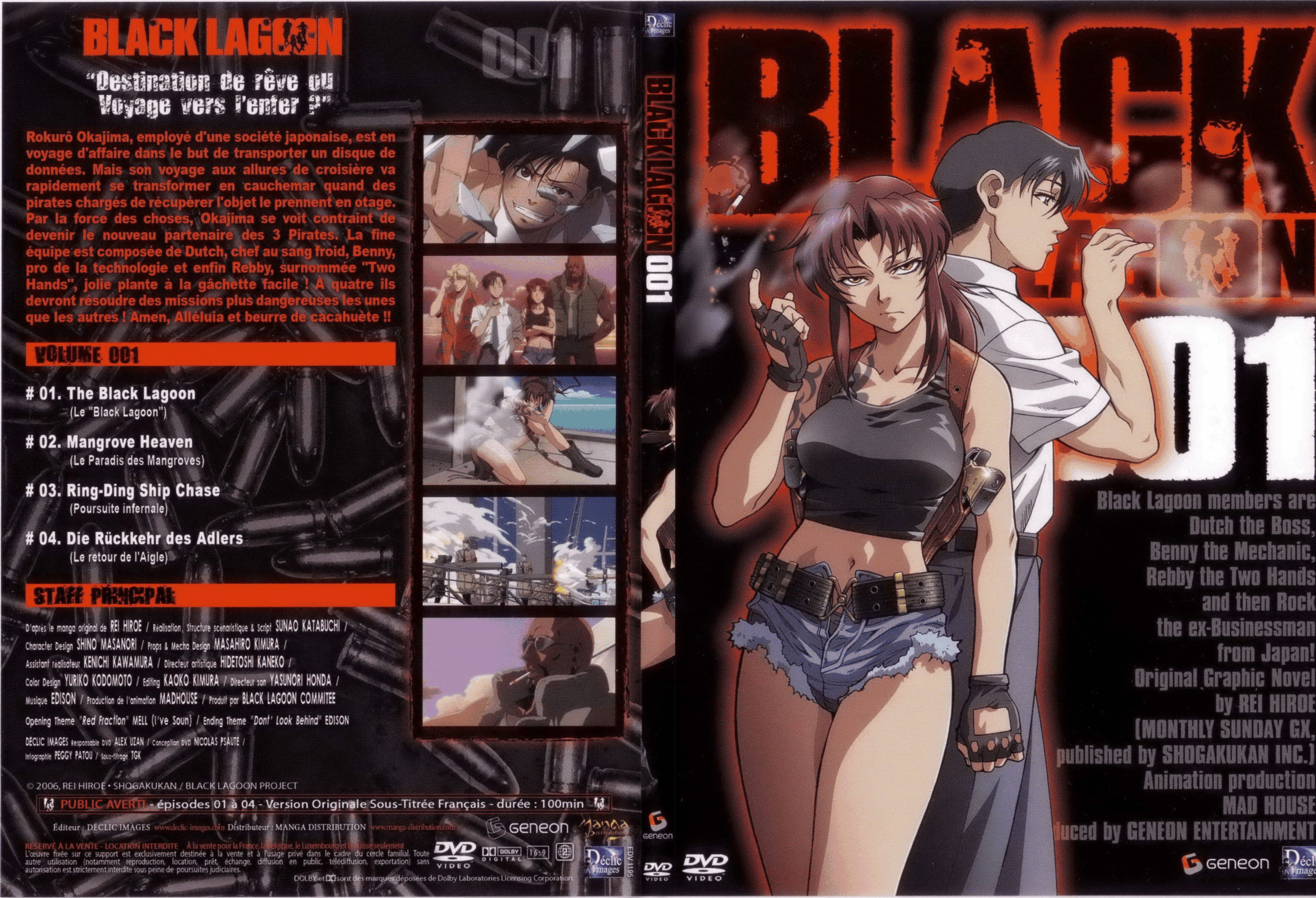 Jaquette DVD Black lagoon 001 - SLIM