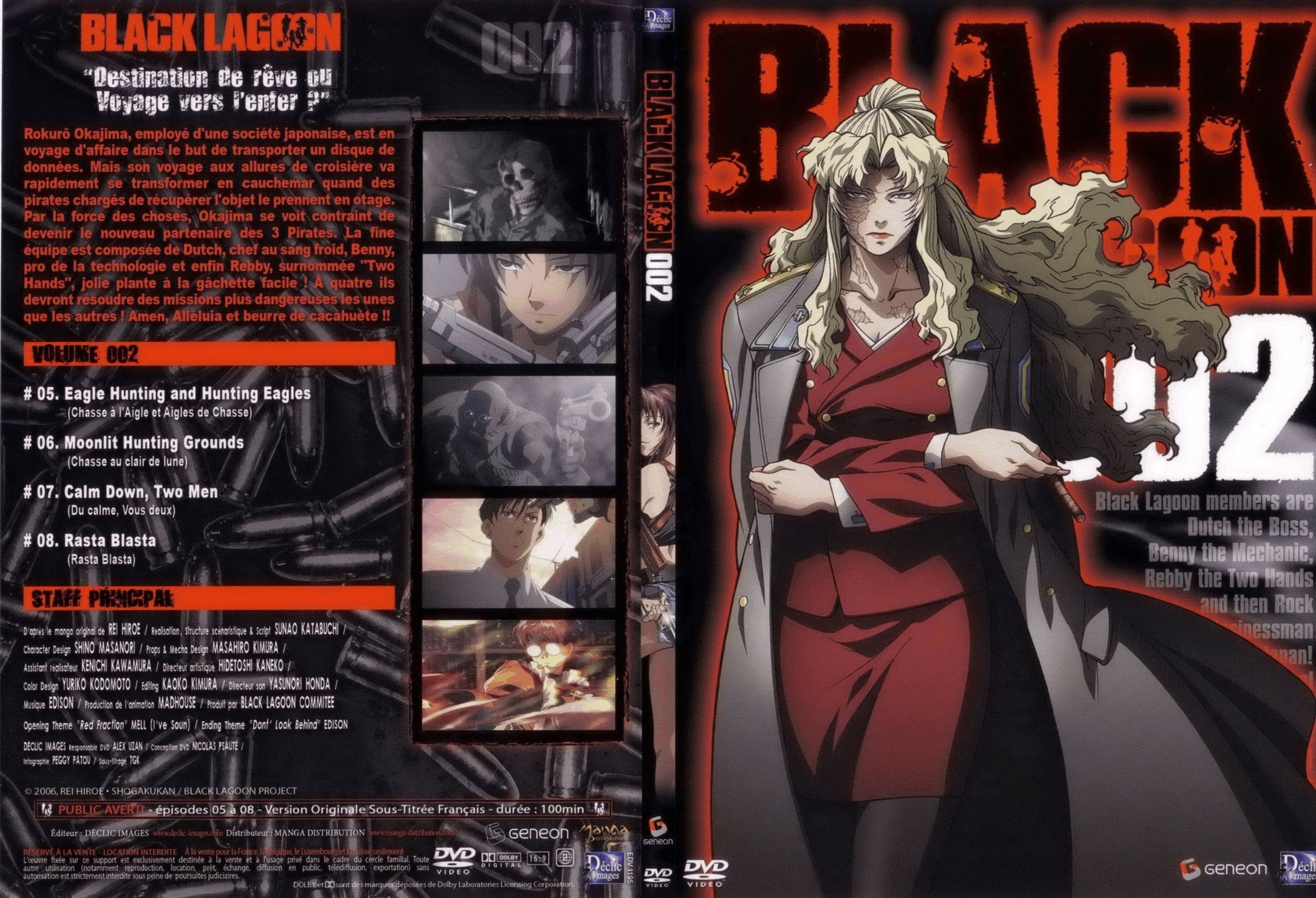 Jaquette DVD Black lagoon 002 - SLIM