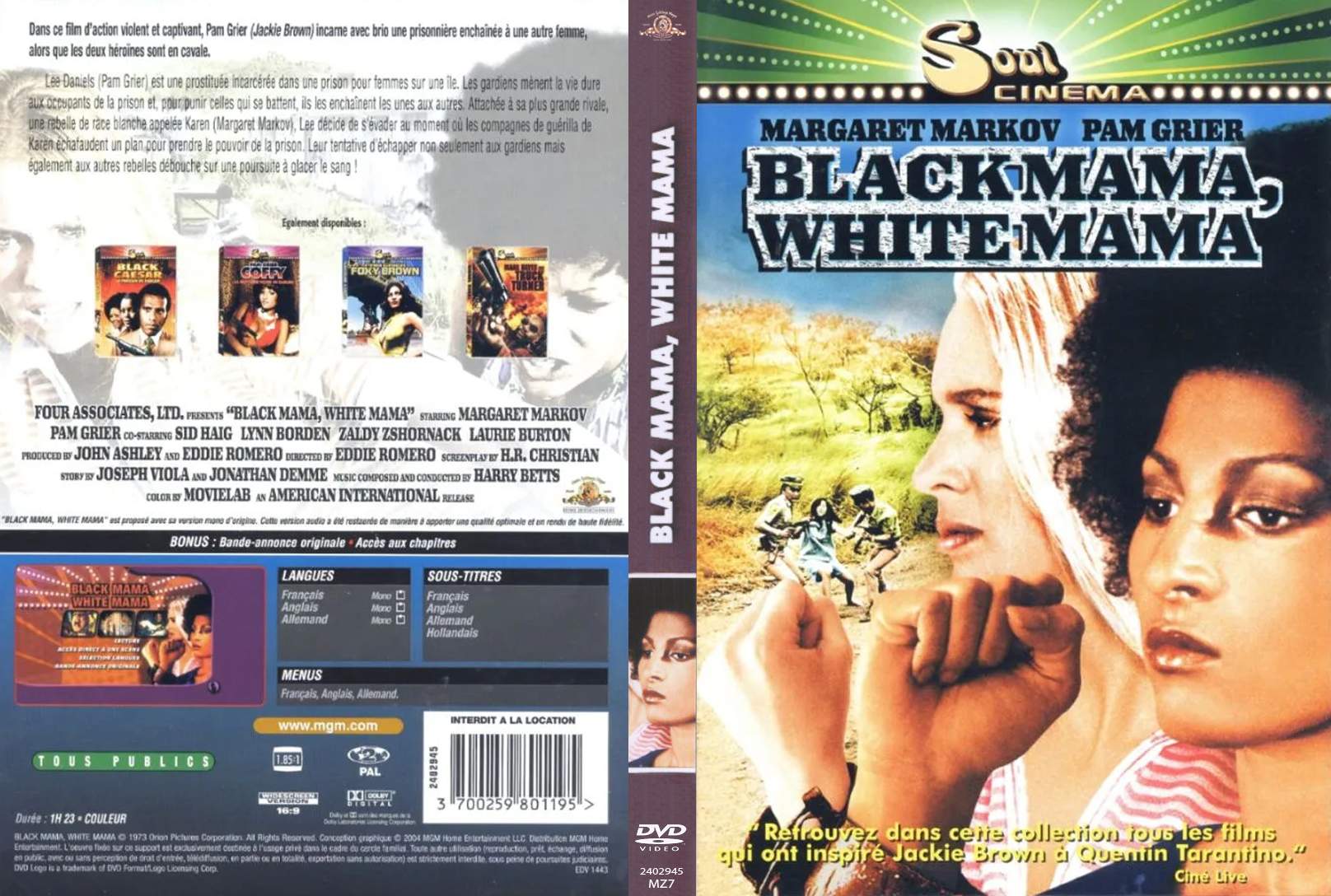 Jaquette DVD Black mama white mama v2