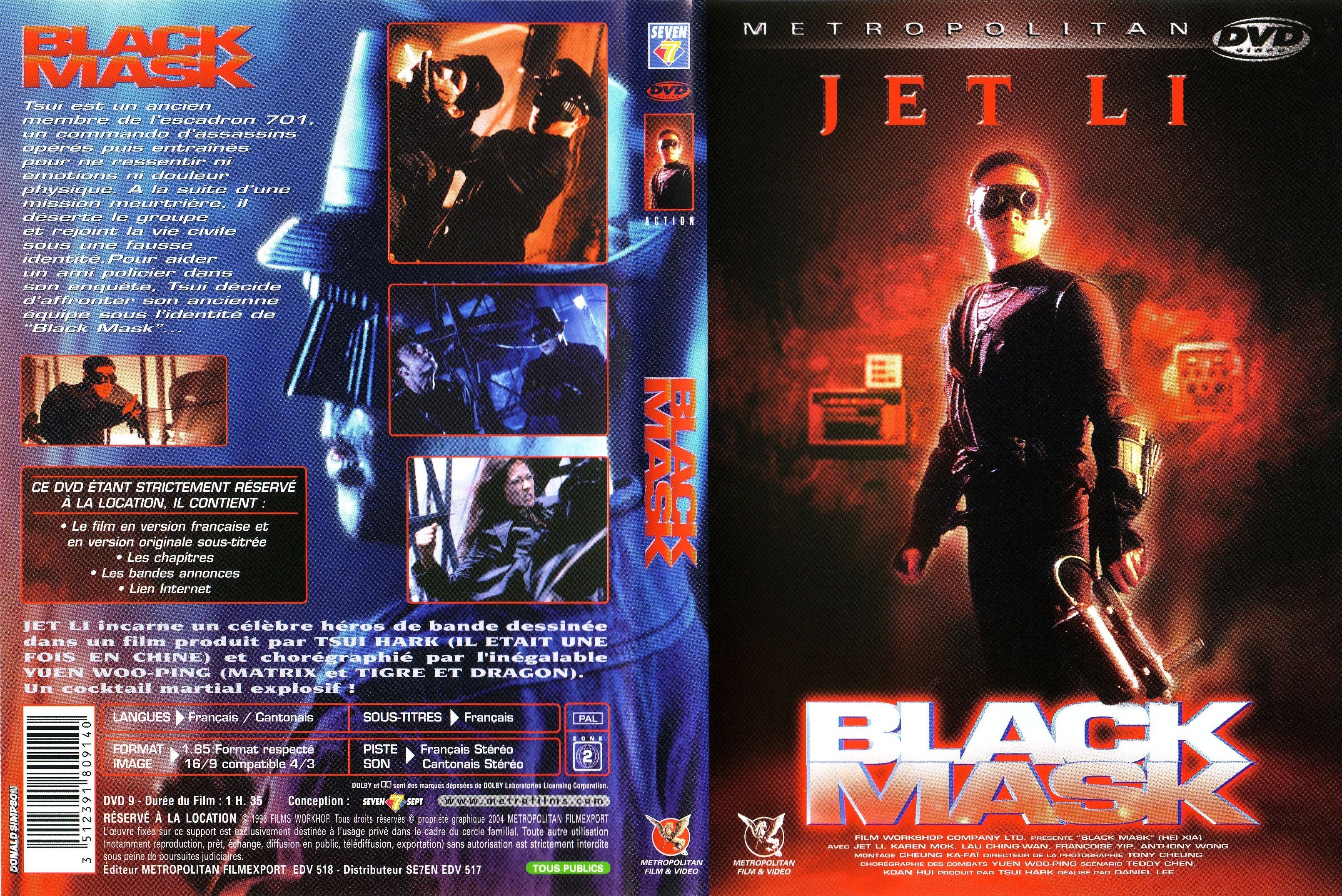 Jaquette DVD Black mask v2