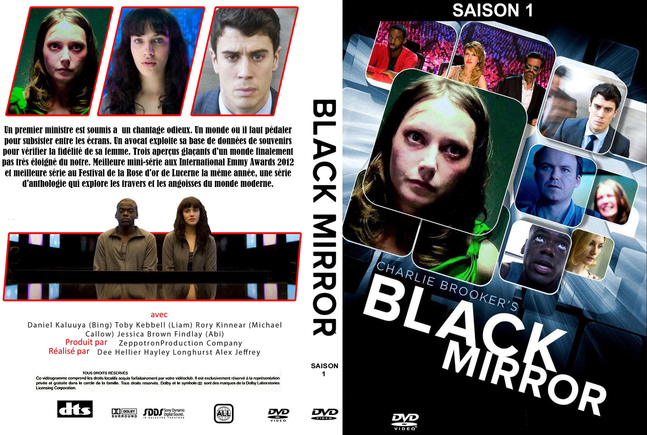 Jaquette DVD Black mirror saison 1 custom