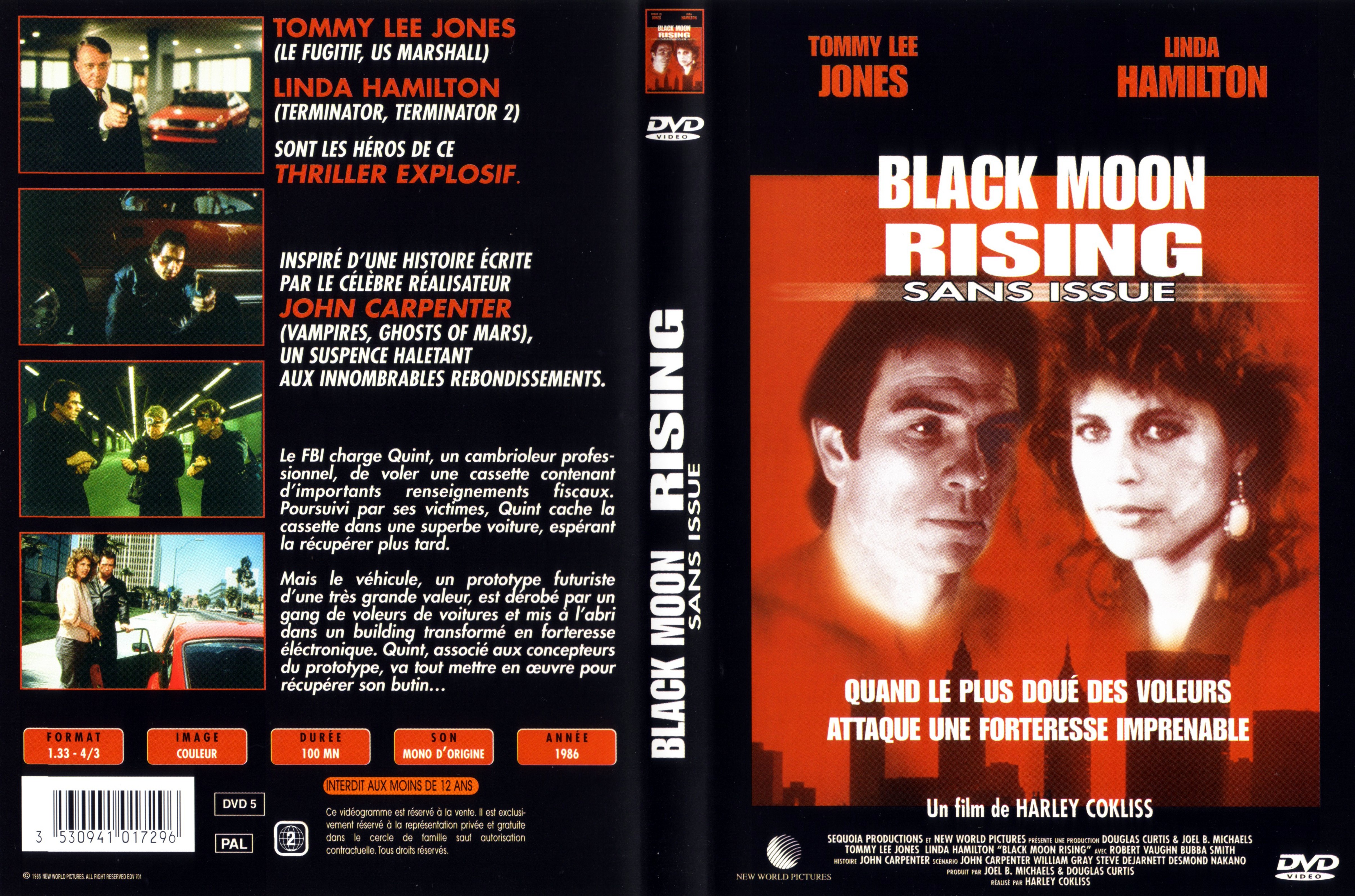 Jaquette DVD Black moon rising v2