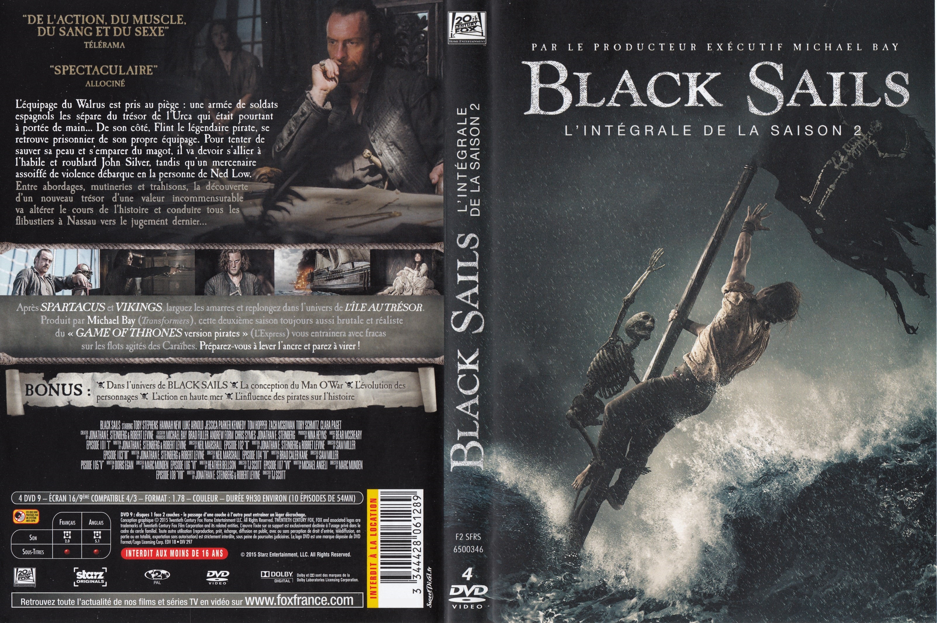 Jaquette DVD Black sails Saison 2