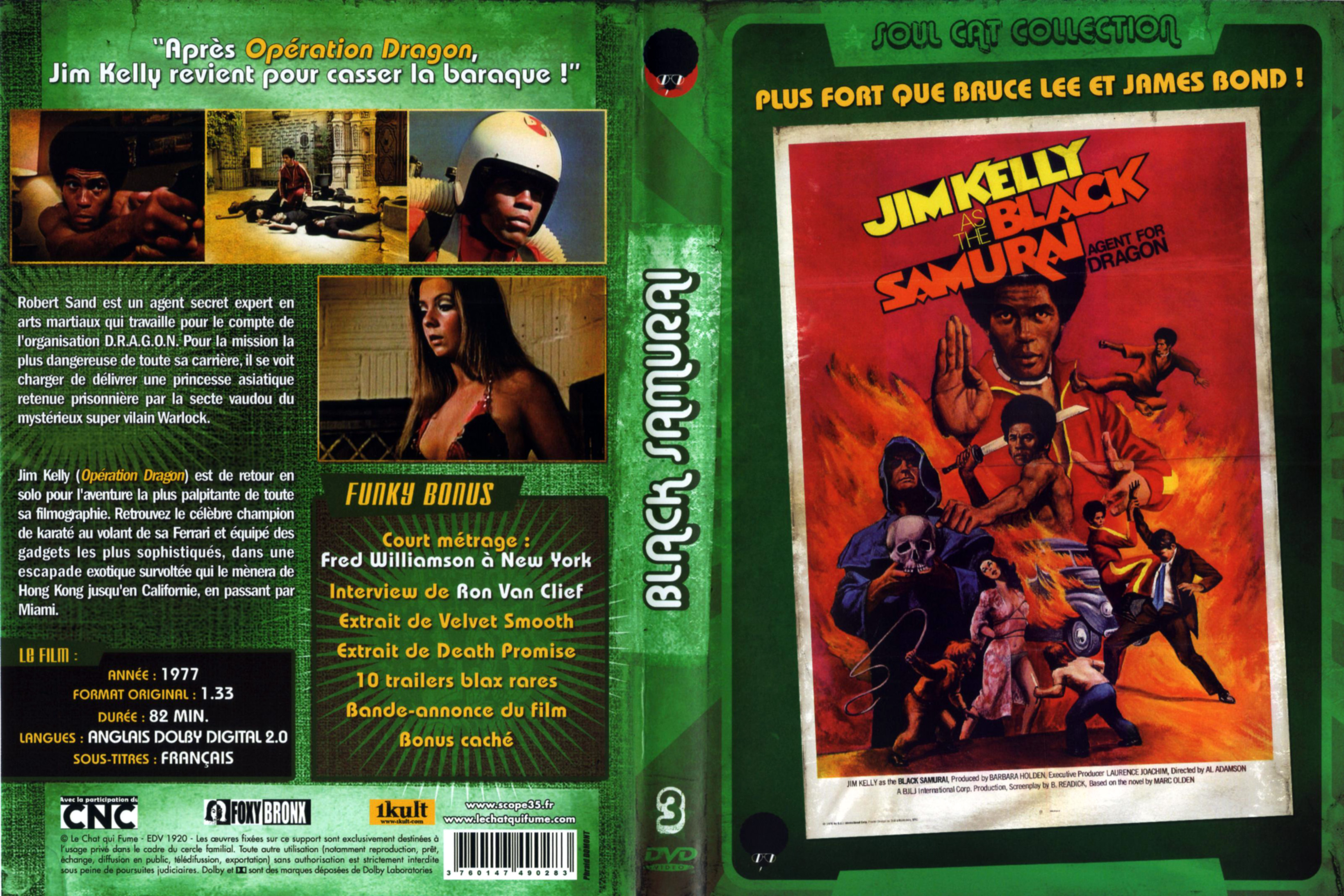 Jaquette DVD Black samurai