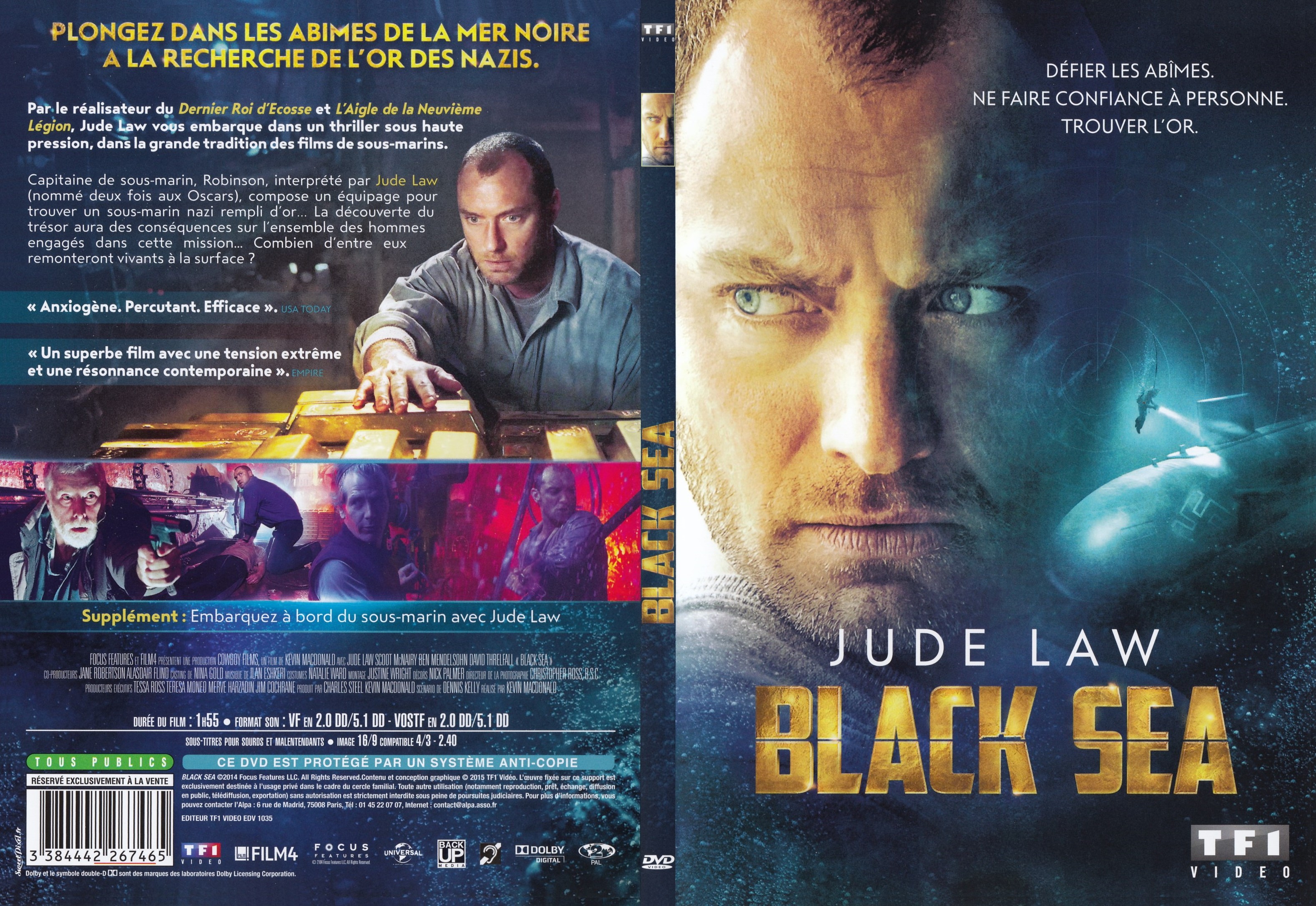 Jaquette DVD Black sea - SLIM