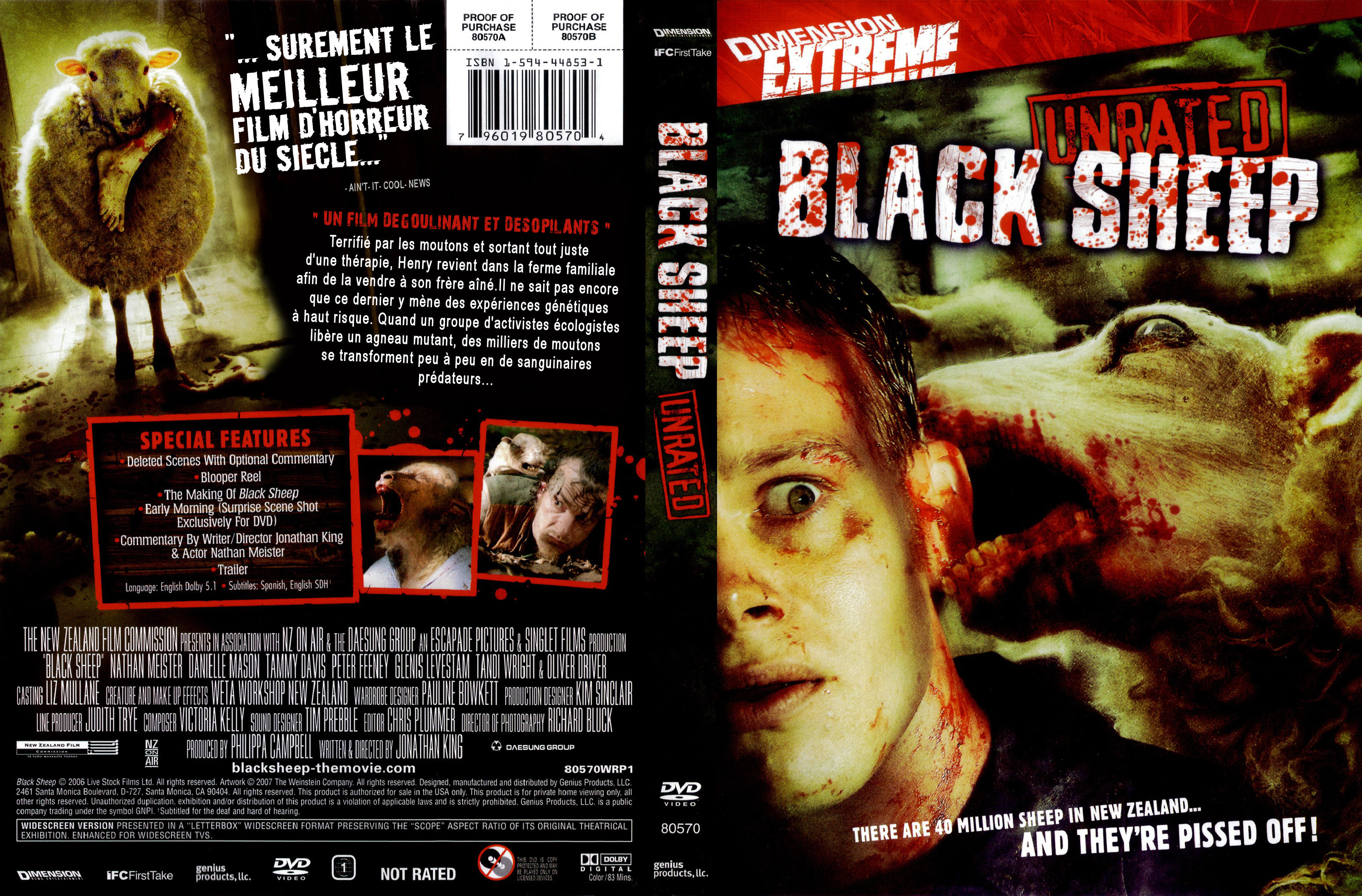 Jaquette DVD Black sheep Zone 1