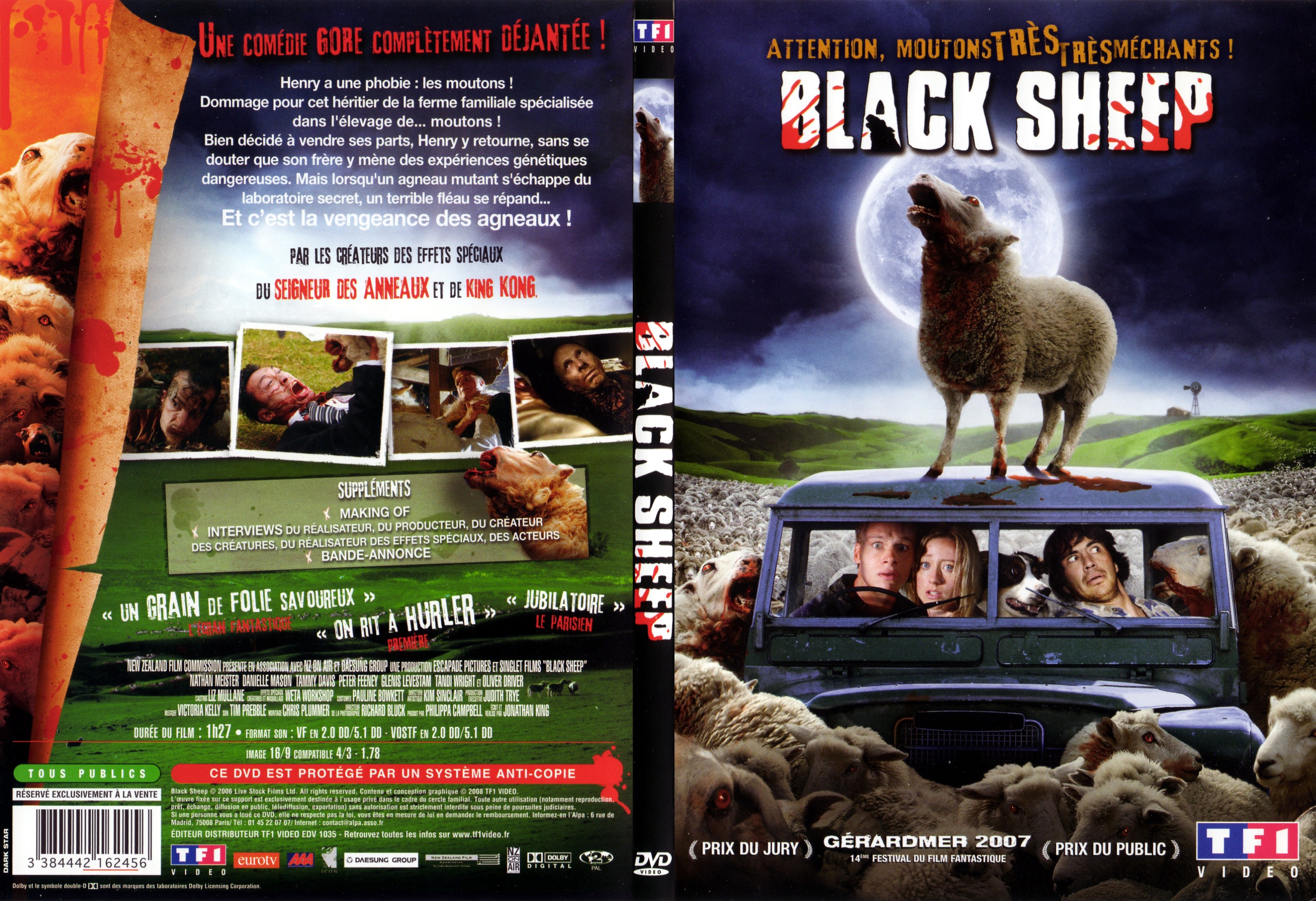 Jaquette DVD Black sheep - SLIM