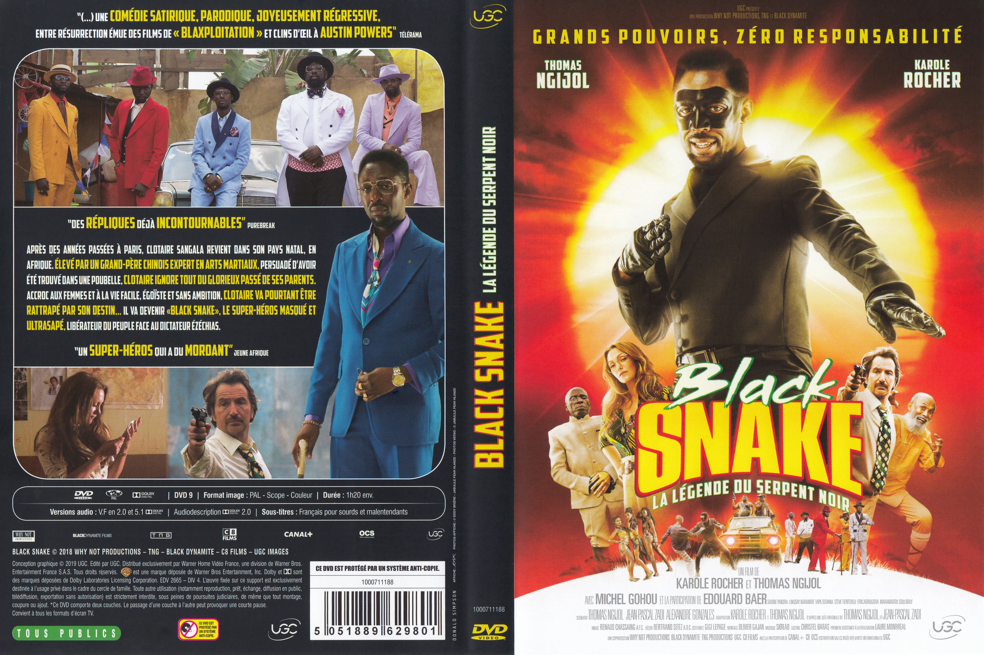 Jaquette DVD Black snake la legende du serpent noir