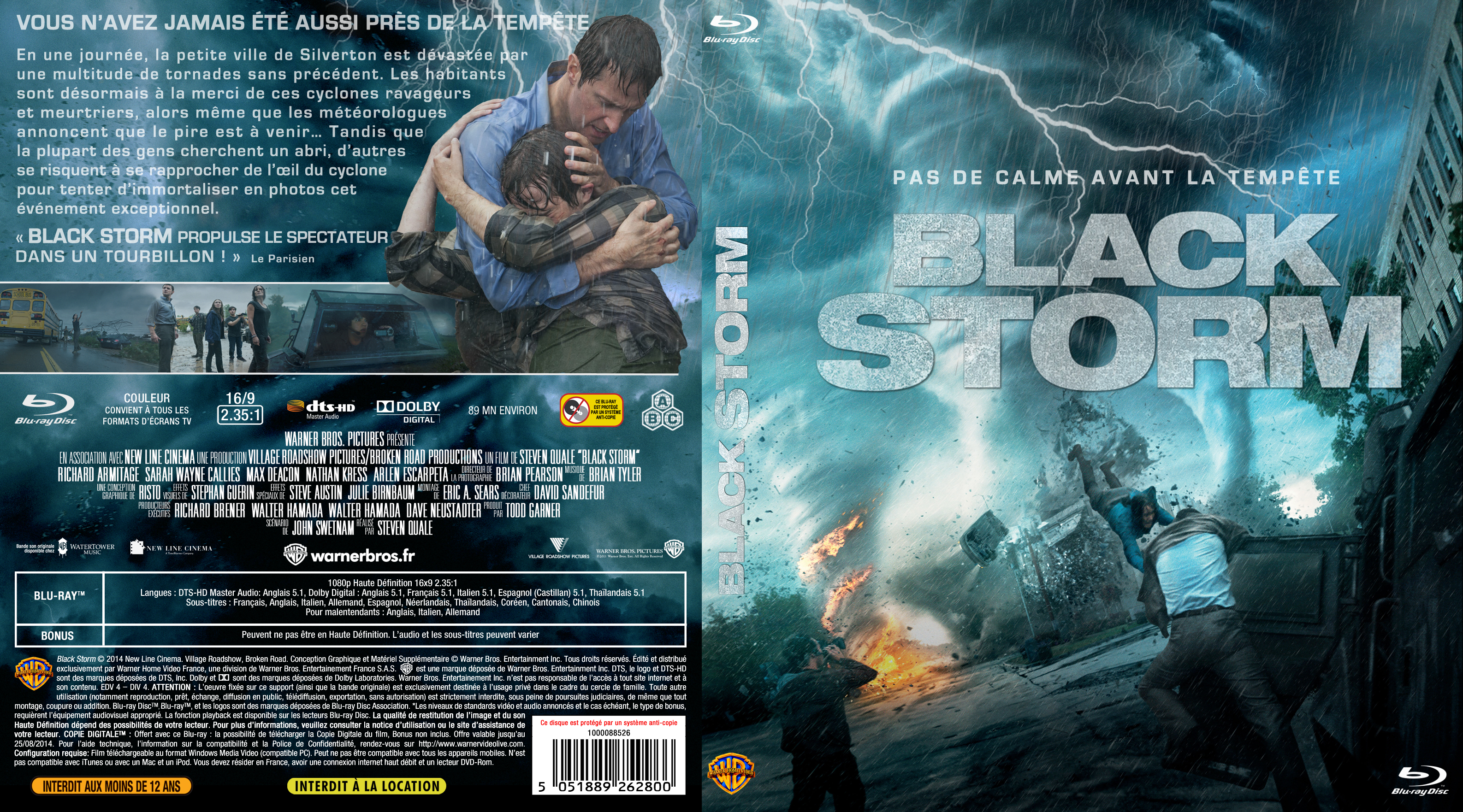 Jaquette DVD Black storm custom (BLU-RAY)