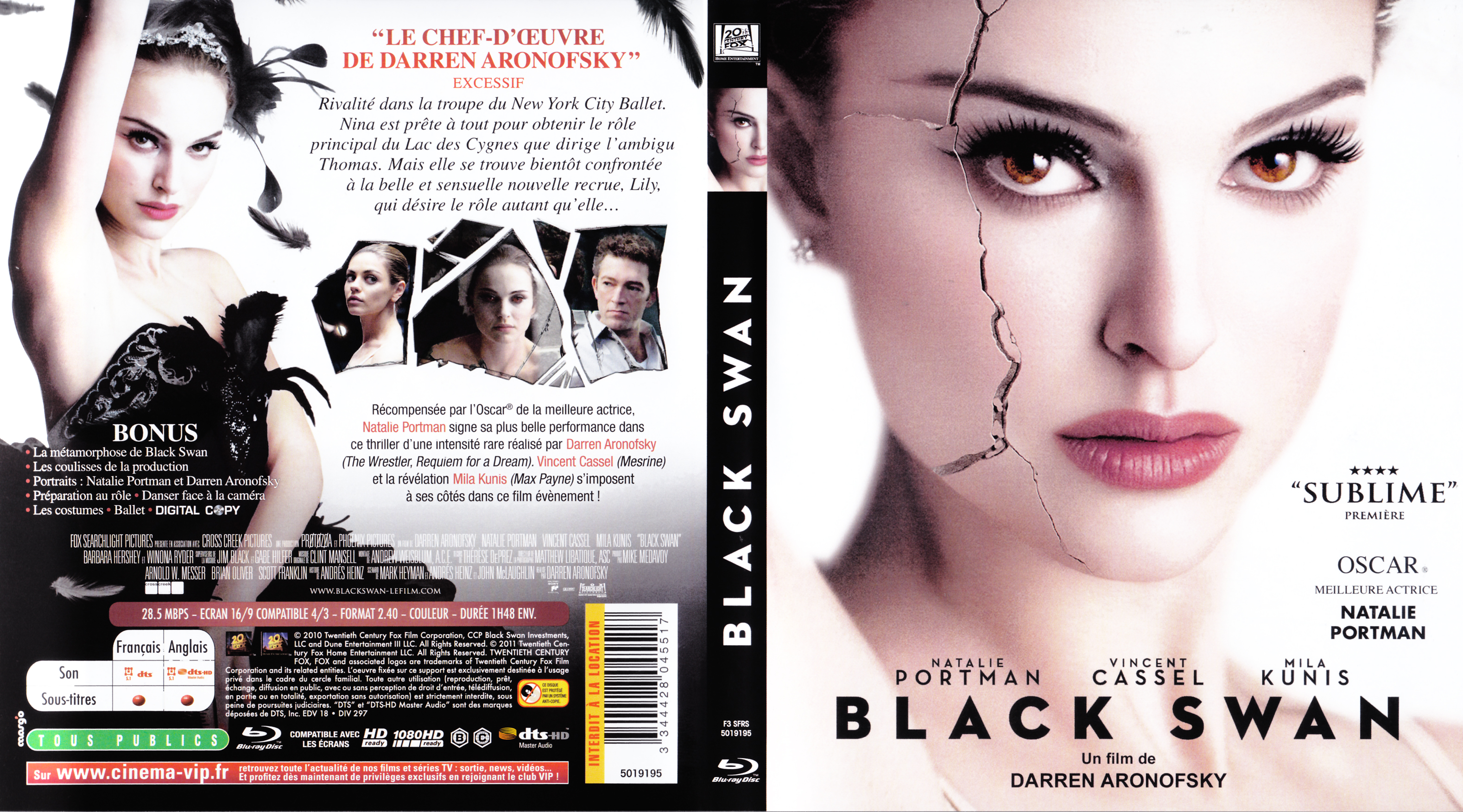 Jaquette DVD Black swan (BLU-RAY)