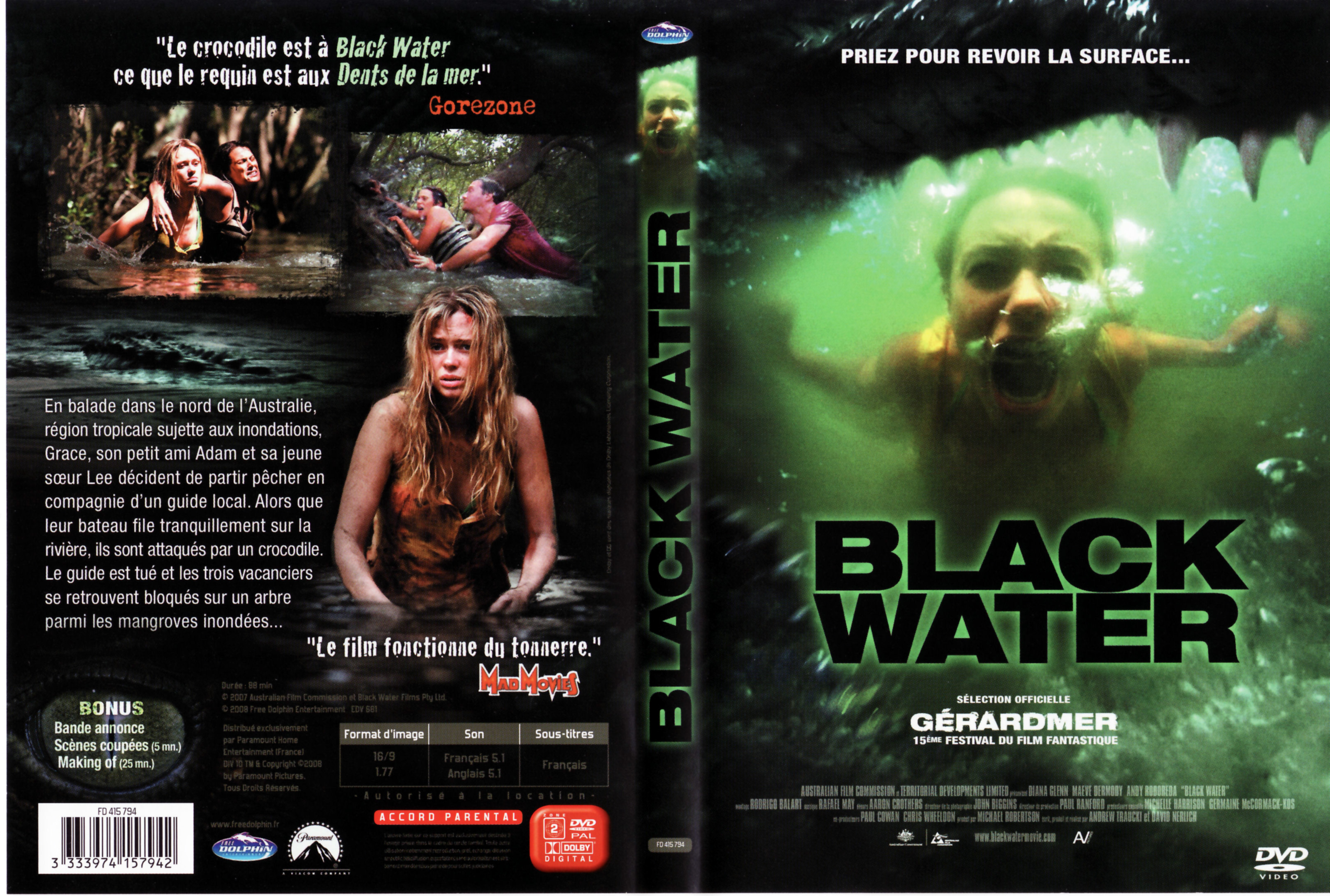 Jaquette DVD Black water
