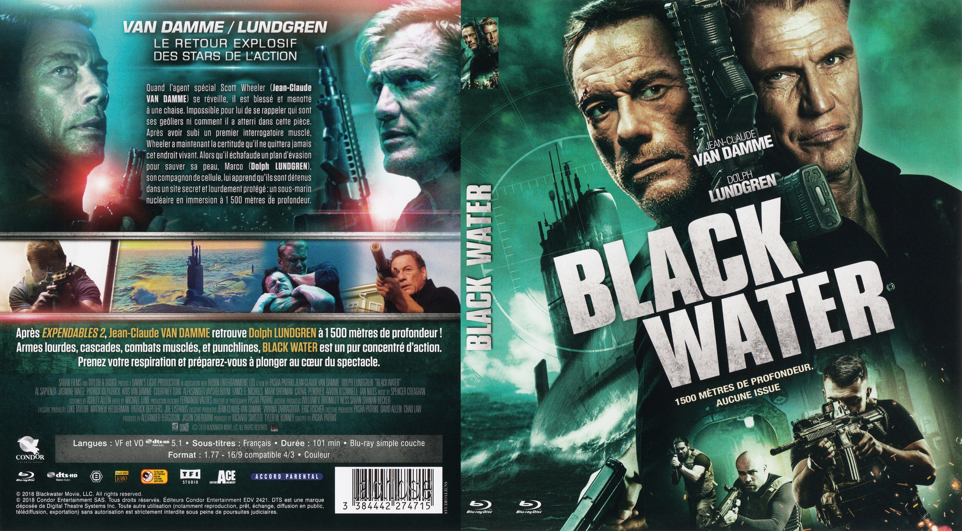 Jaquette DVD Black water 2018 (BLU-RAY)
