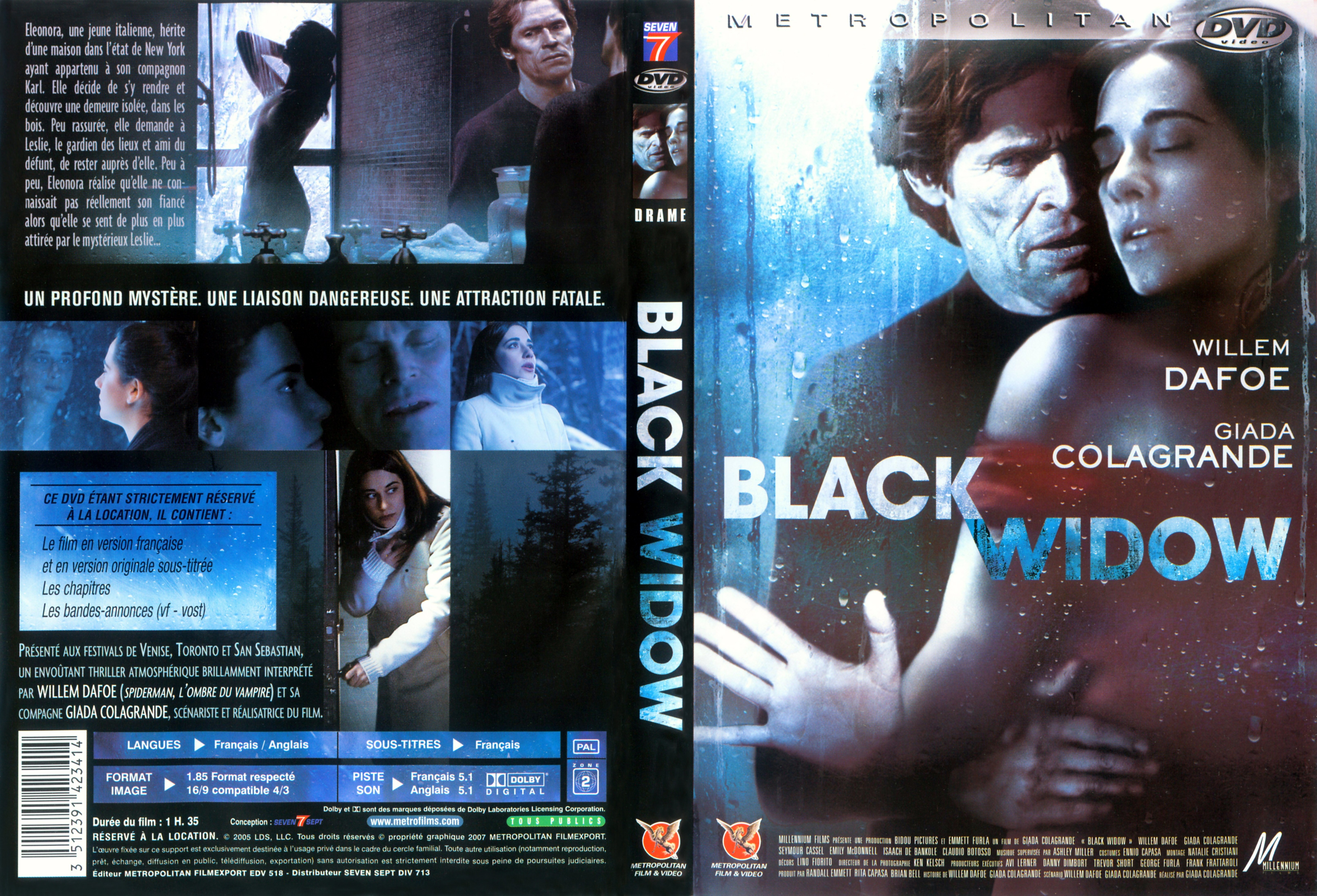 Jaquette DVD Black widow