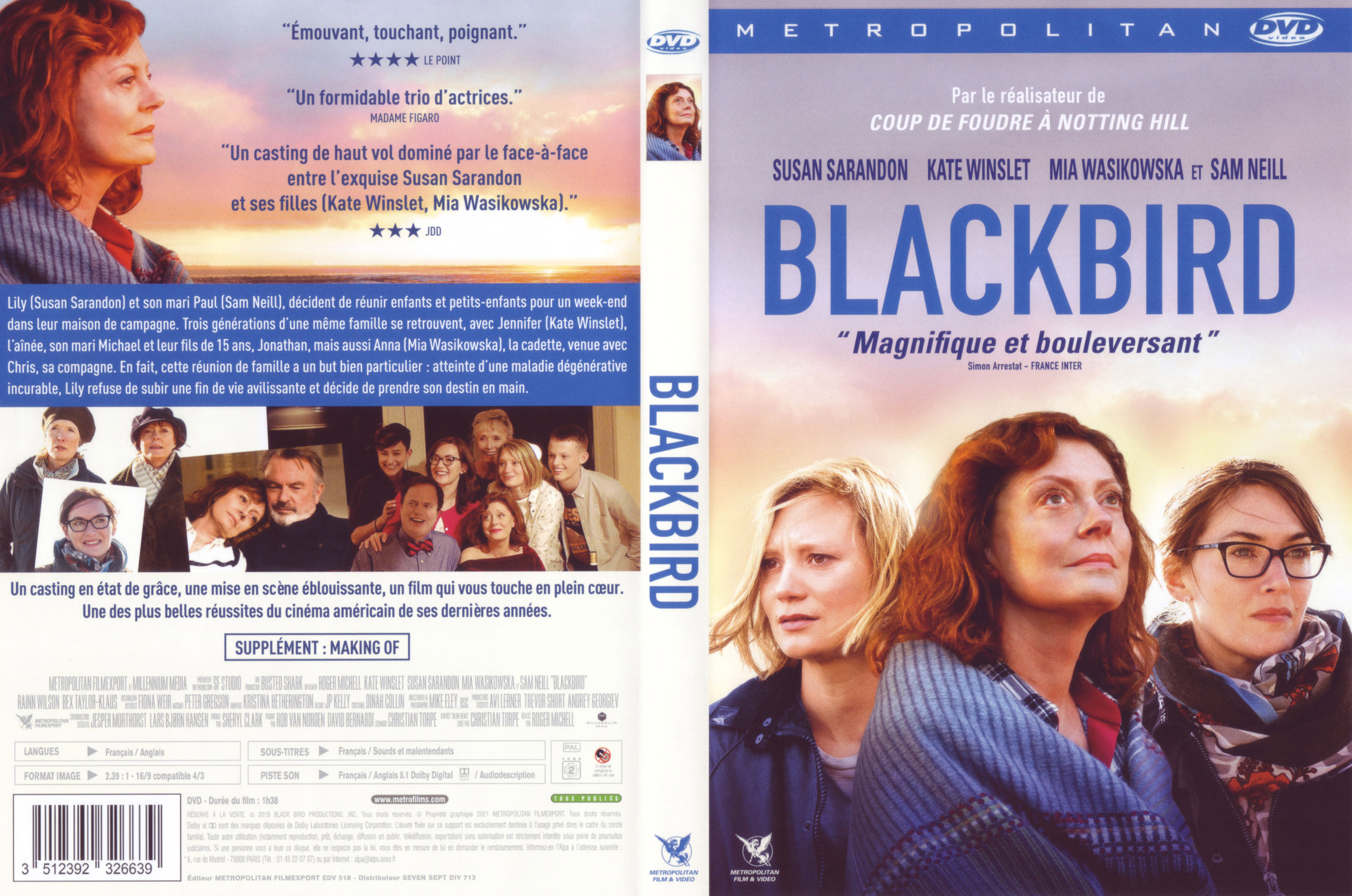 Jaquette DVD Blackbird